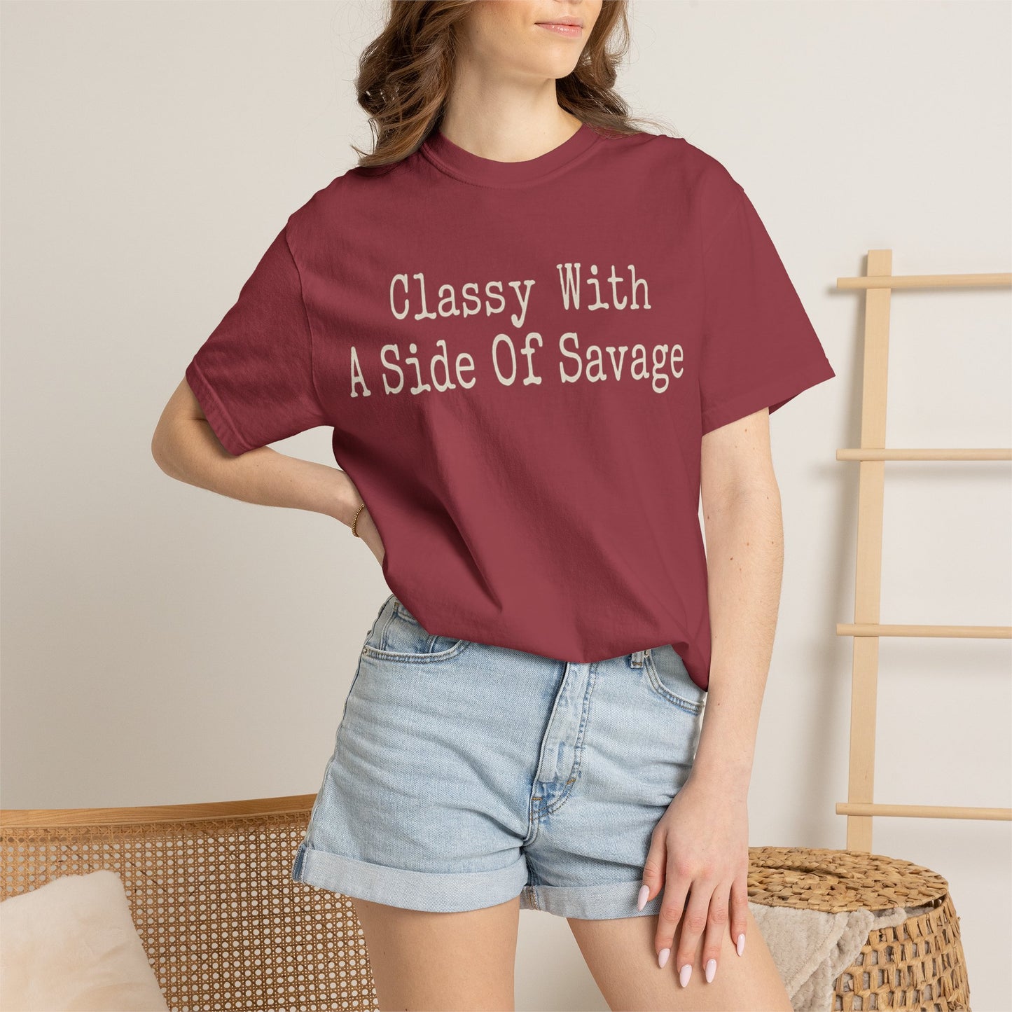 Classy With A Side Of Savage Tee