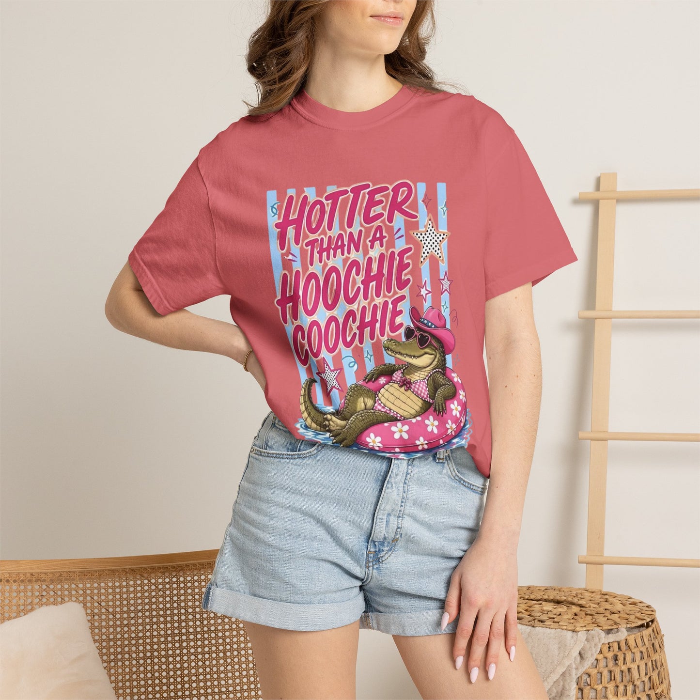 Hotter than A hoochie coochie graphic tee