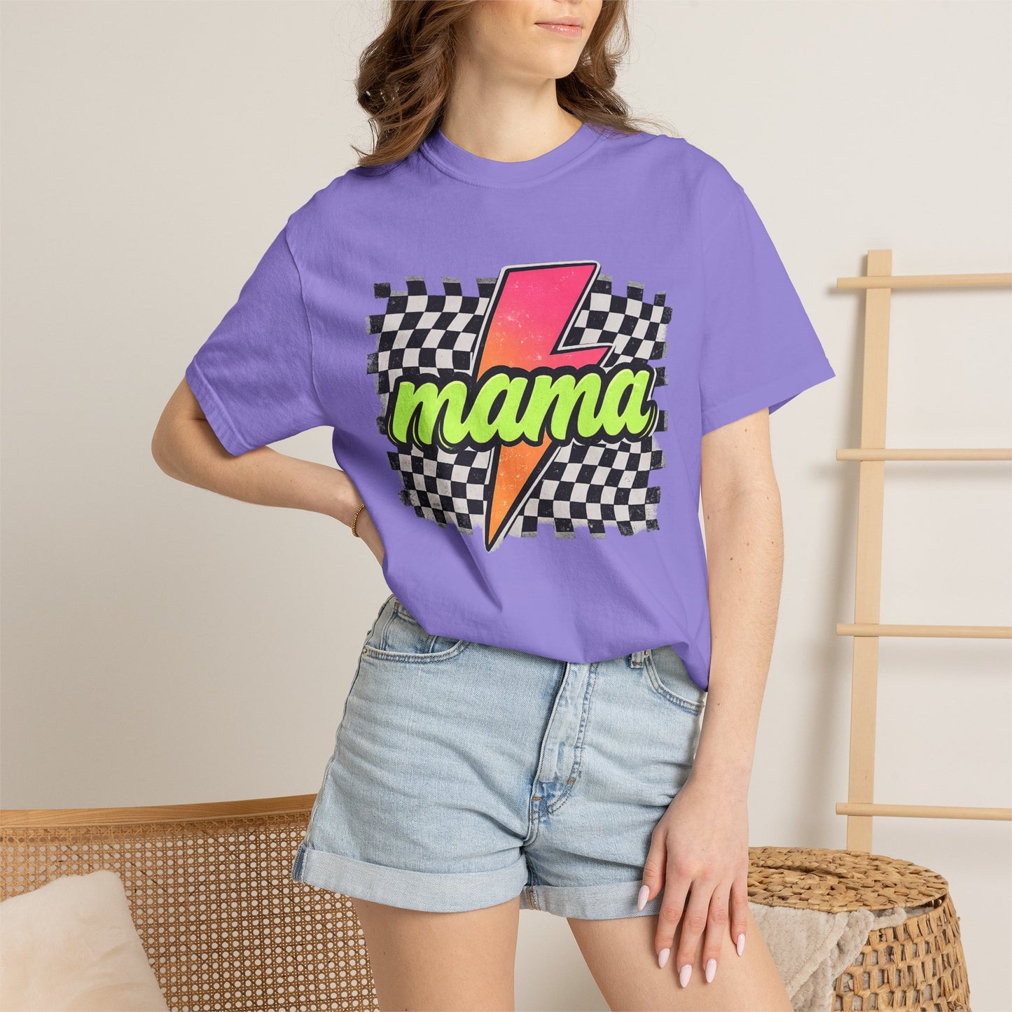 Mama Lightning Bolt Tee
