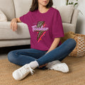Teacher Lightning Bolt Graphic Tee — Leopard Print Retro Teacher Shirt