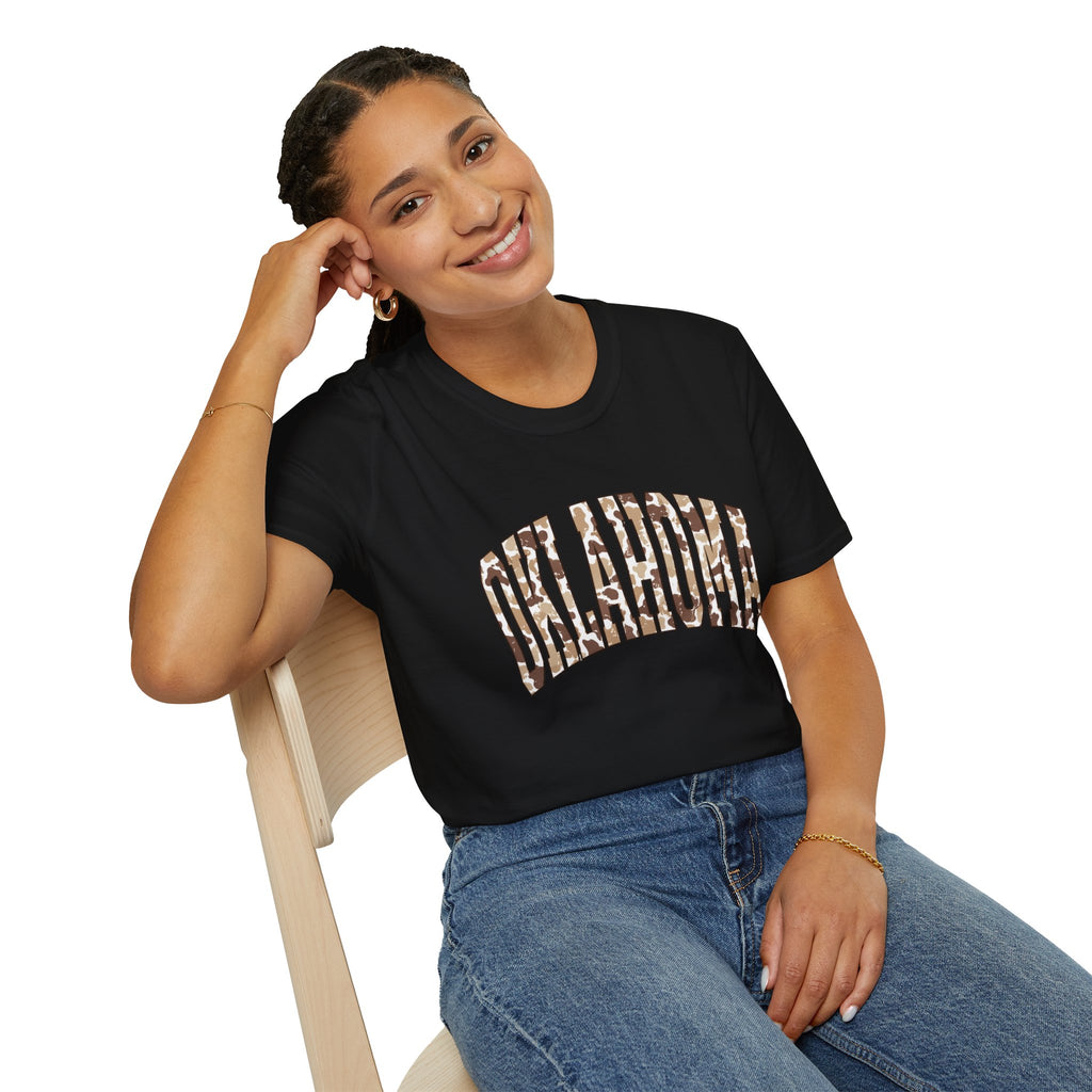 Oklahoma Camo Arch T‑Shirt