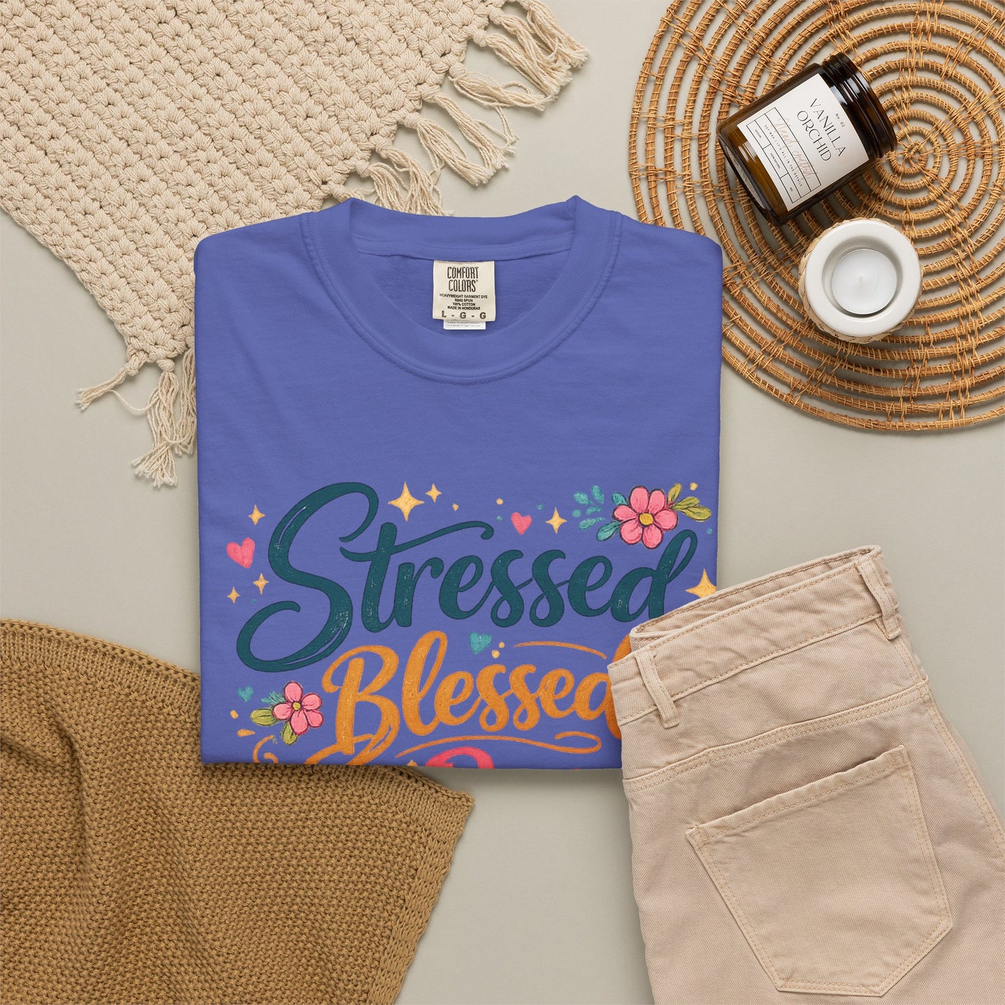 Stressed Blessed & A Pure Mess Tee