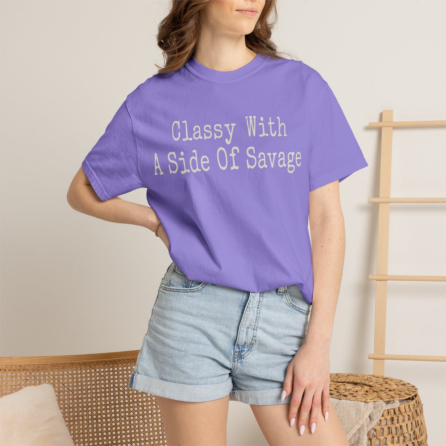 Classy With A Side Of Savage Tee
