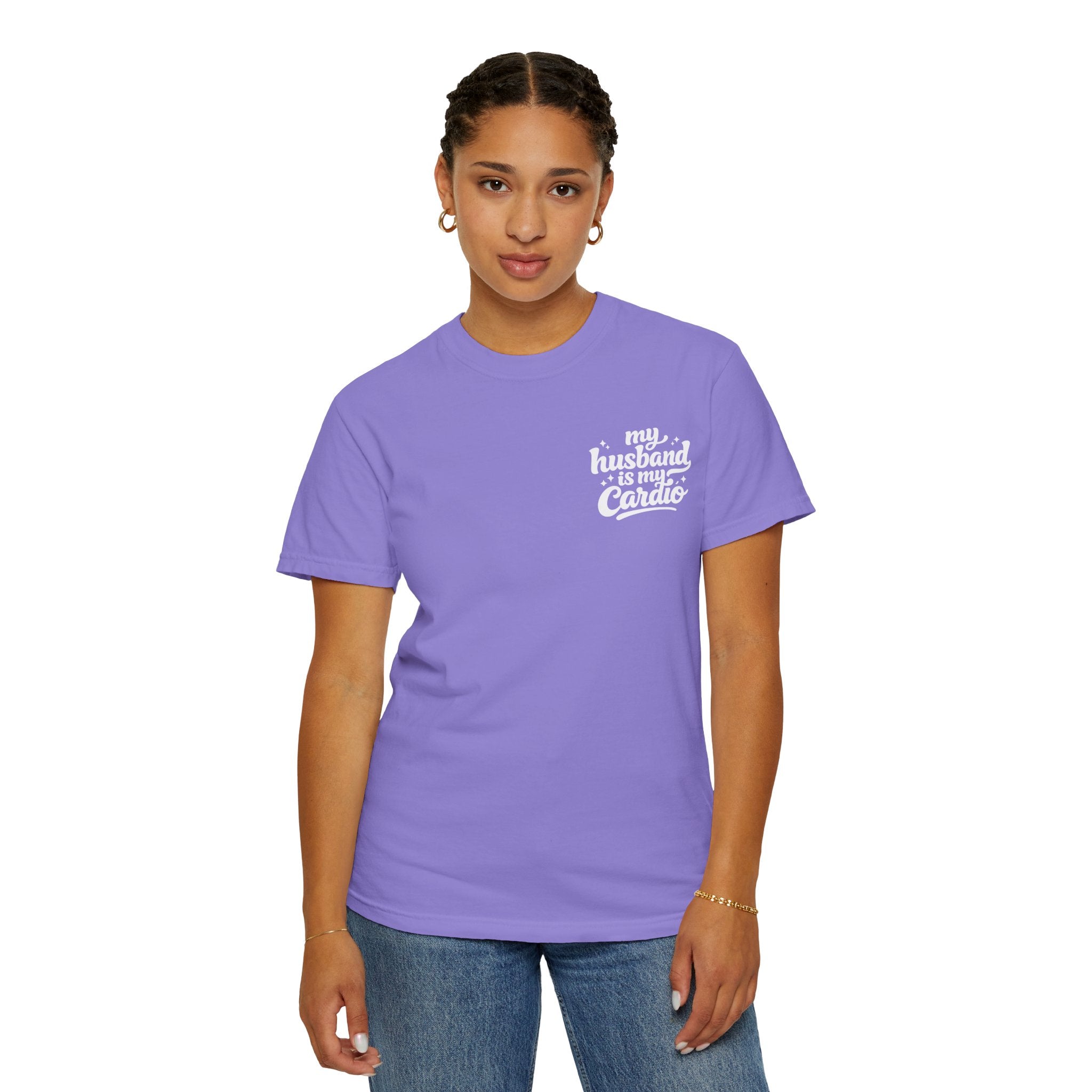 My husband is my cardio tee