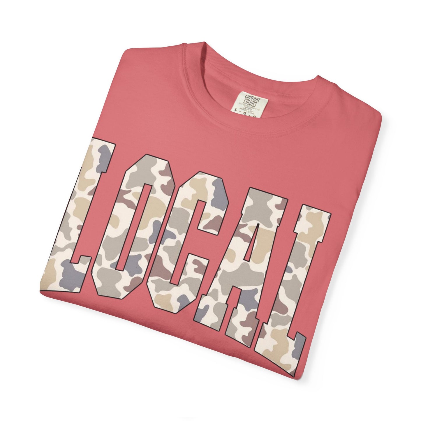 Local camo graphic tee