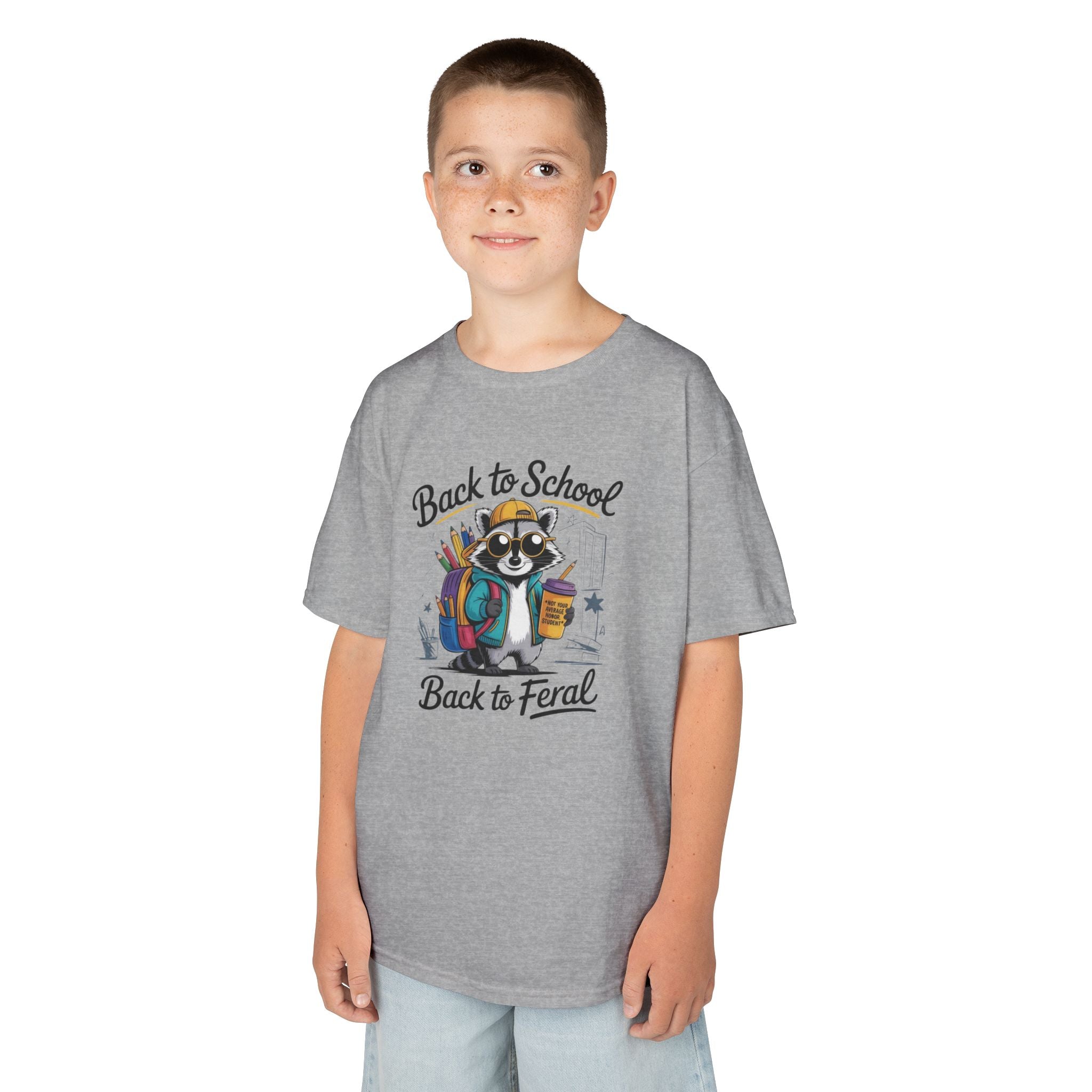"Back to School, Back to Feral" Raccoon Design
