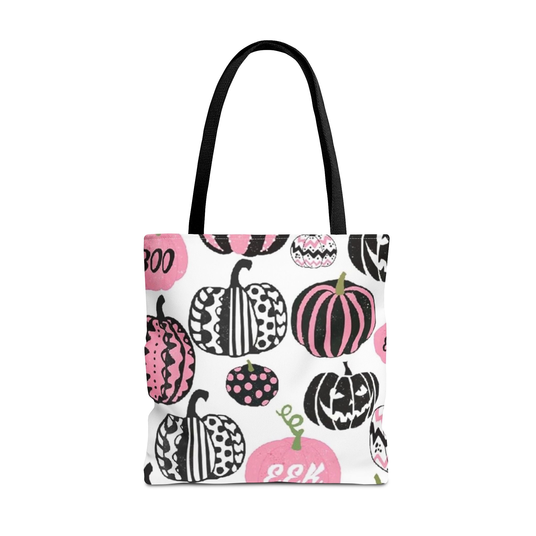 Pink pumpkin tote