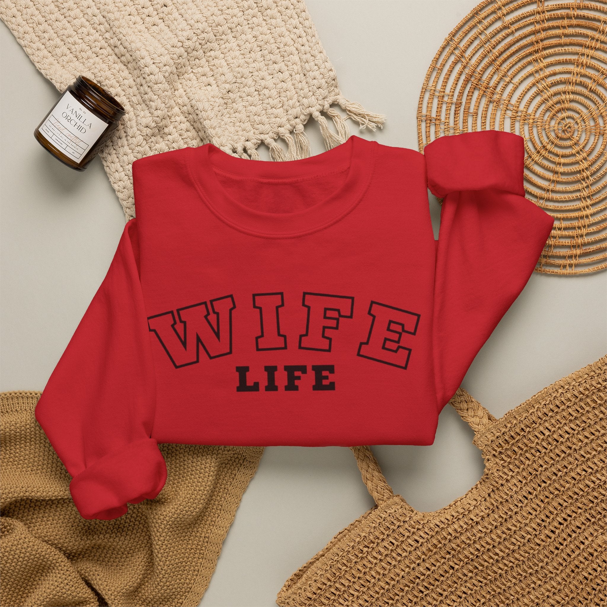 Wife Life Crewneck Sweatshirt