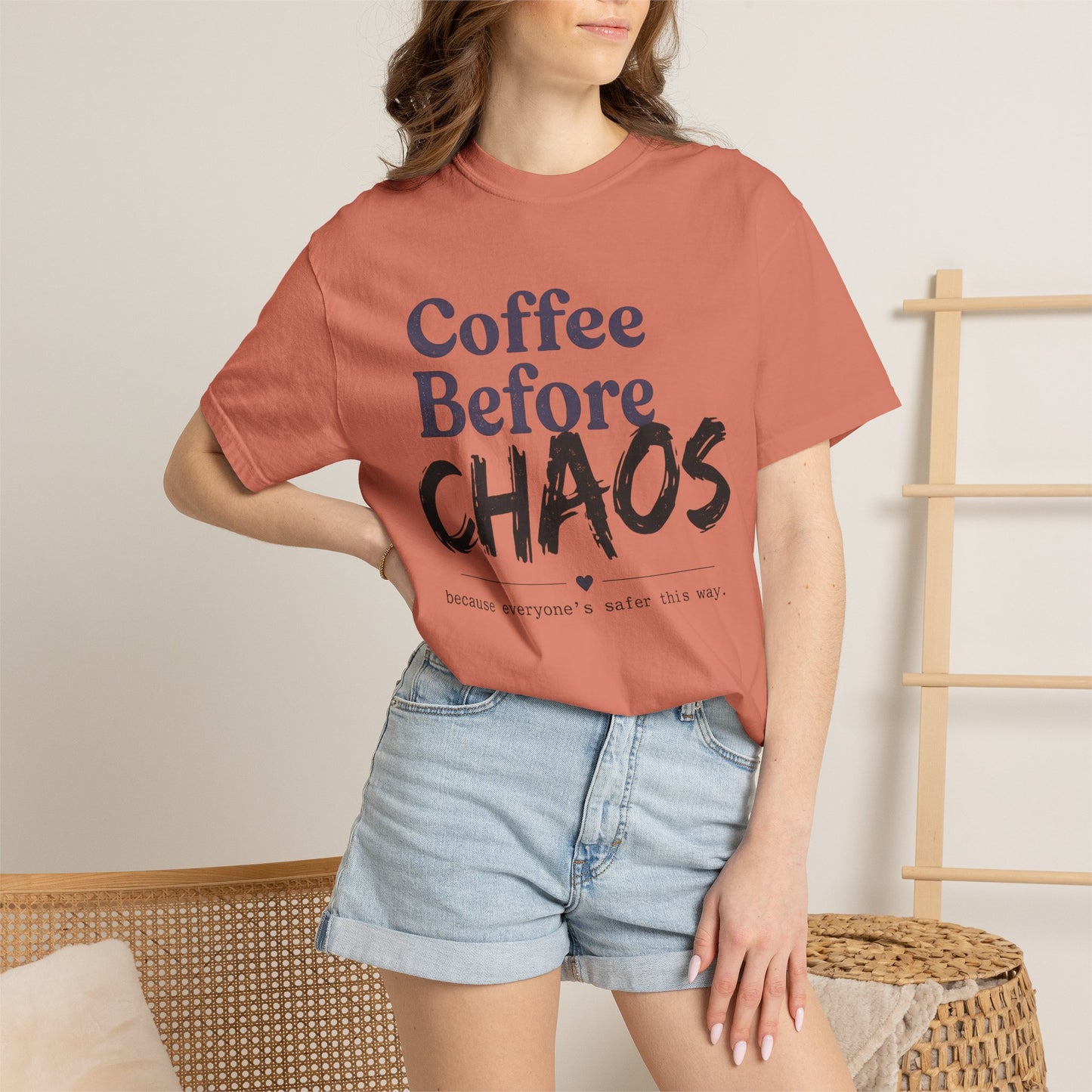 Coffee Before Chaos Tee