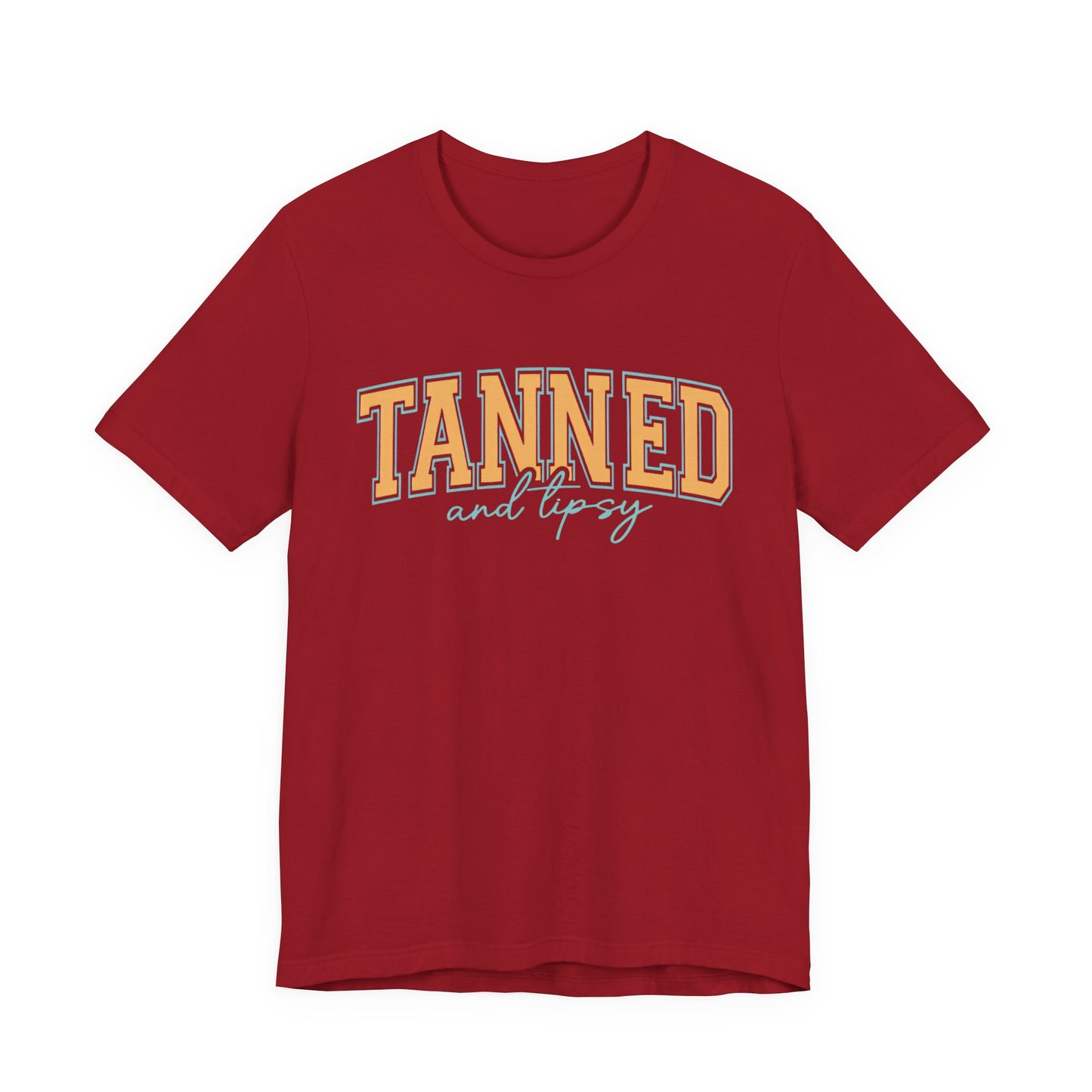 "Tanned and Tipsy" Beach Vibe Graphic Tee