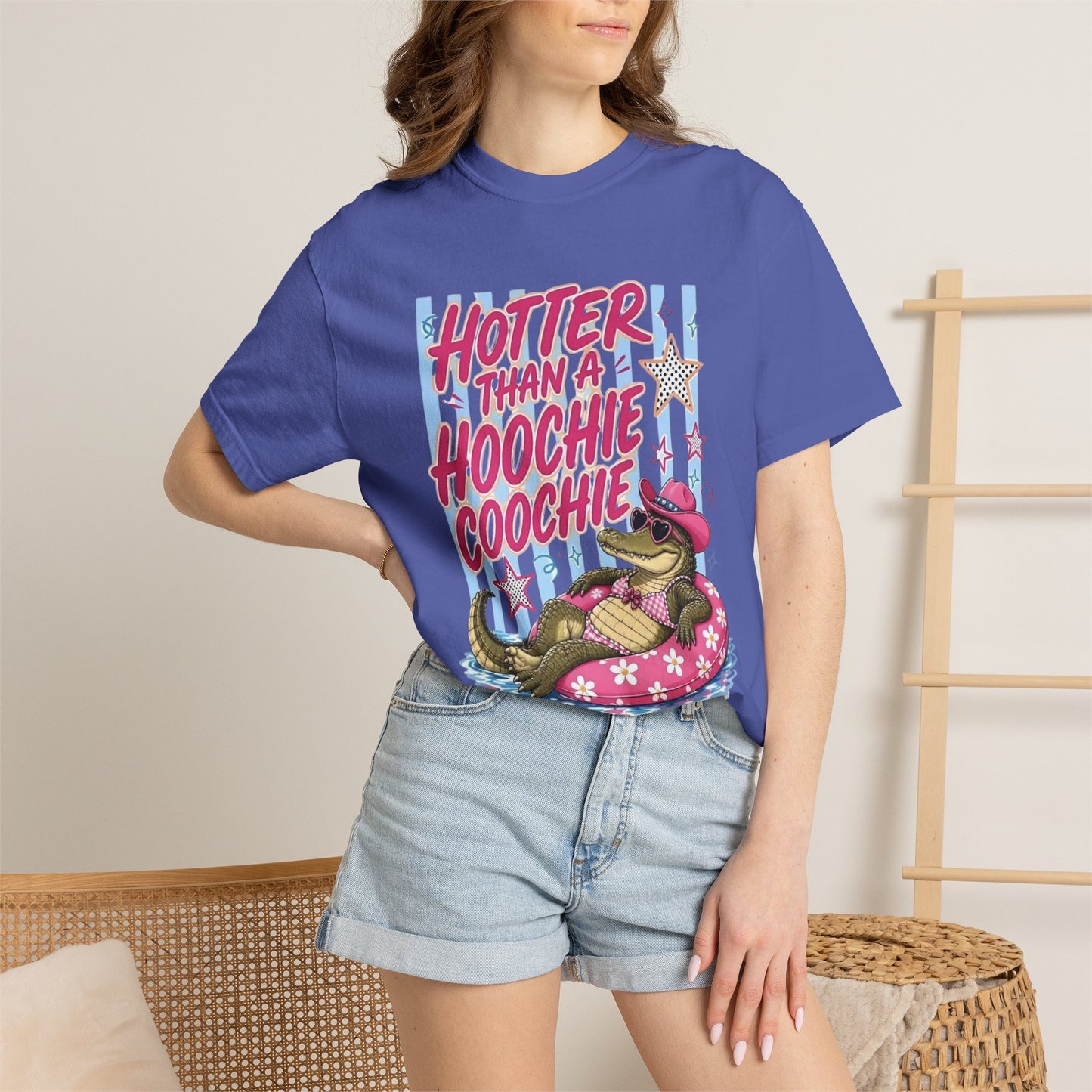 Hotter than A hoochie coochie graphic tee