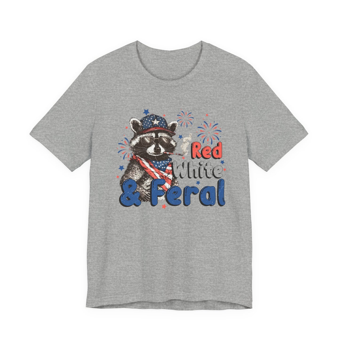 "Red White & Feral" 4th of July Graphic Shirt