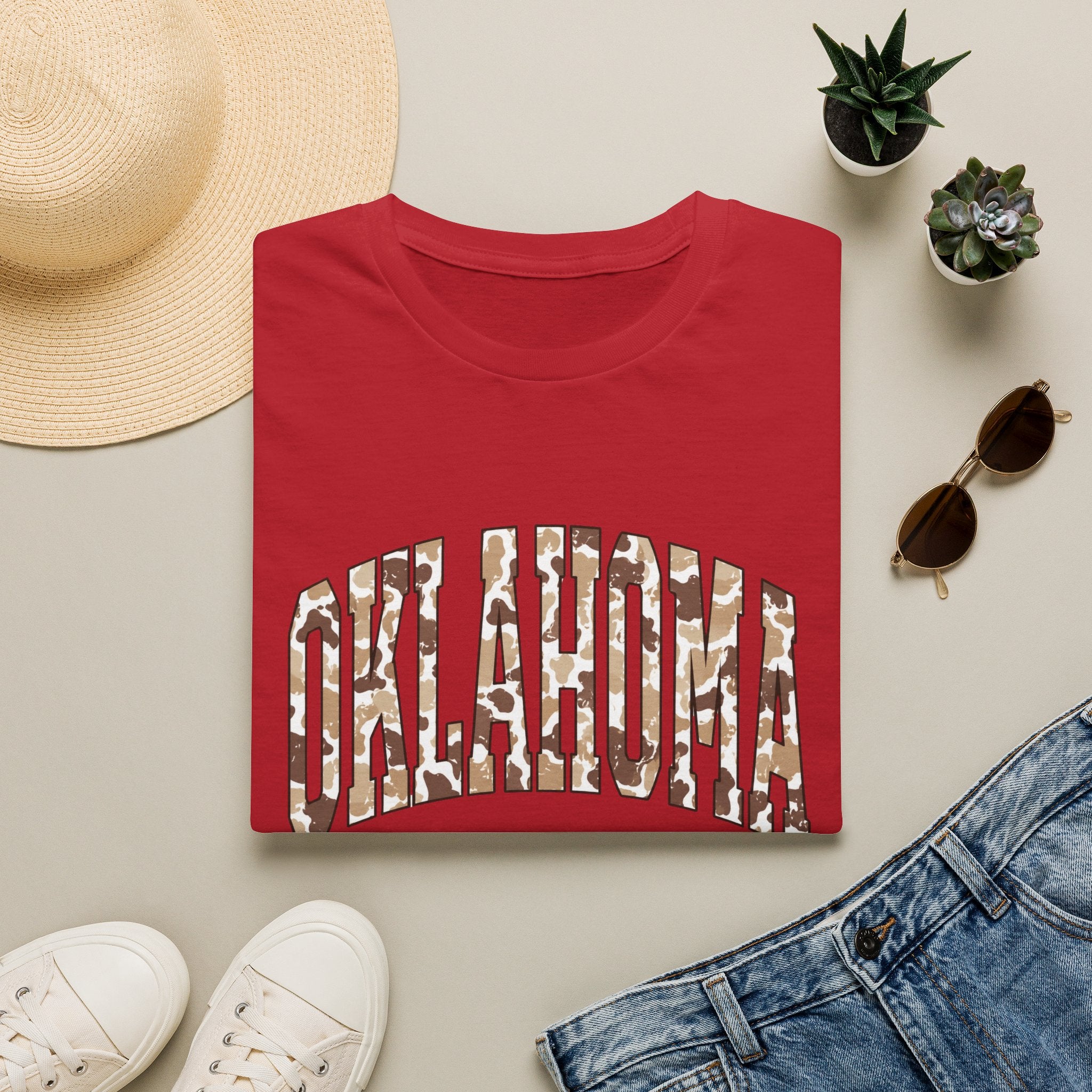 Oklahoma Camo Arch T‑Shirt