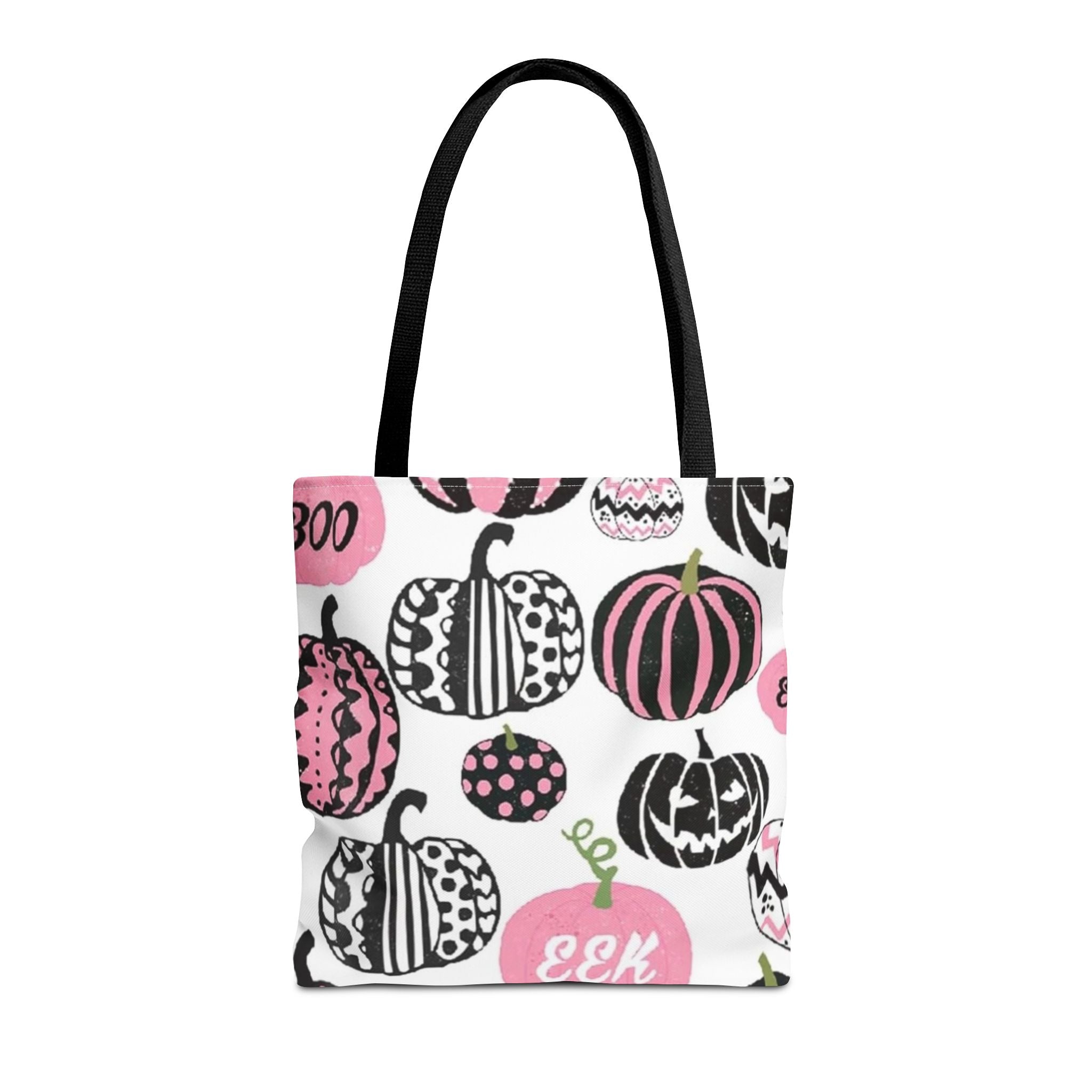 Pink pumpkin tote