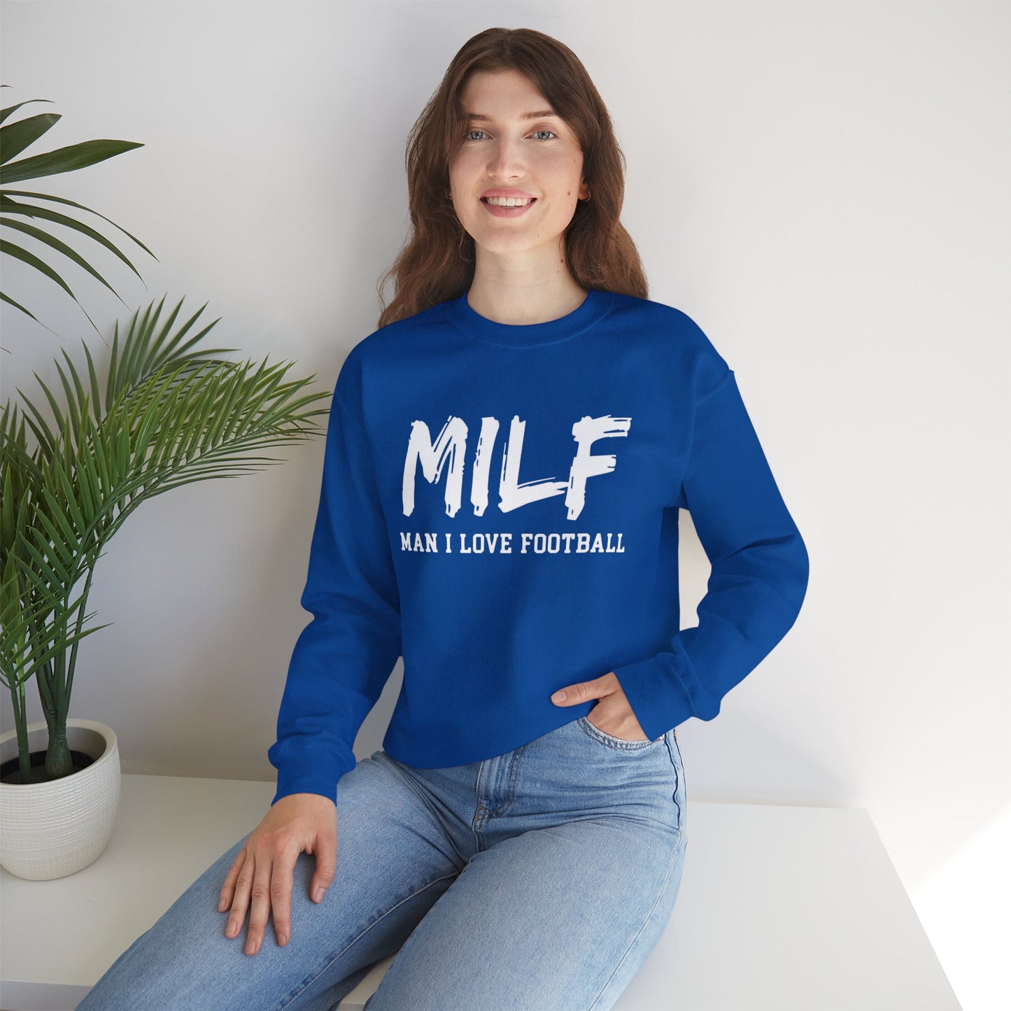 Unisex MILF Sweater-Man I Love Football