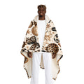 Hooded Sherpa Fleece Blanket