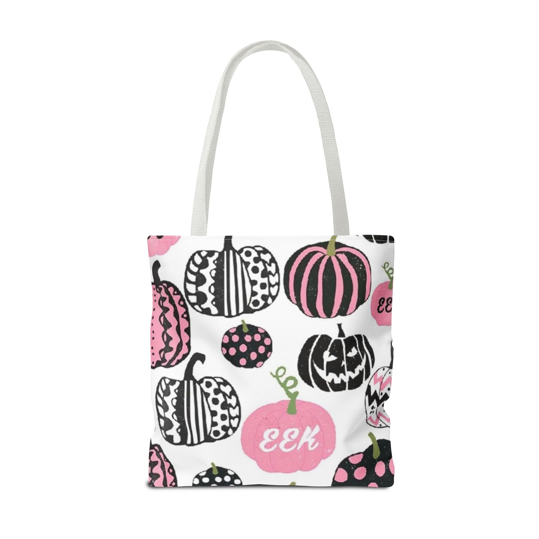Pink pumpkin tote