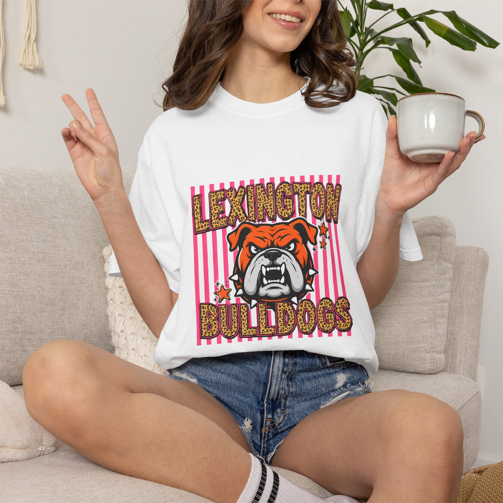 Lexington Pink Leopard Spirit Tee