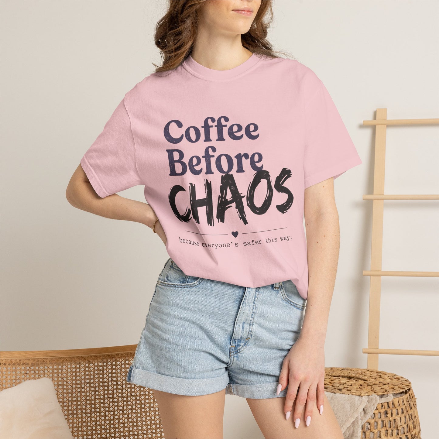 Coffee Before Chaos Tee