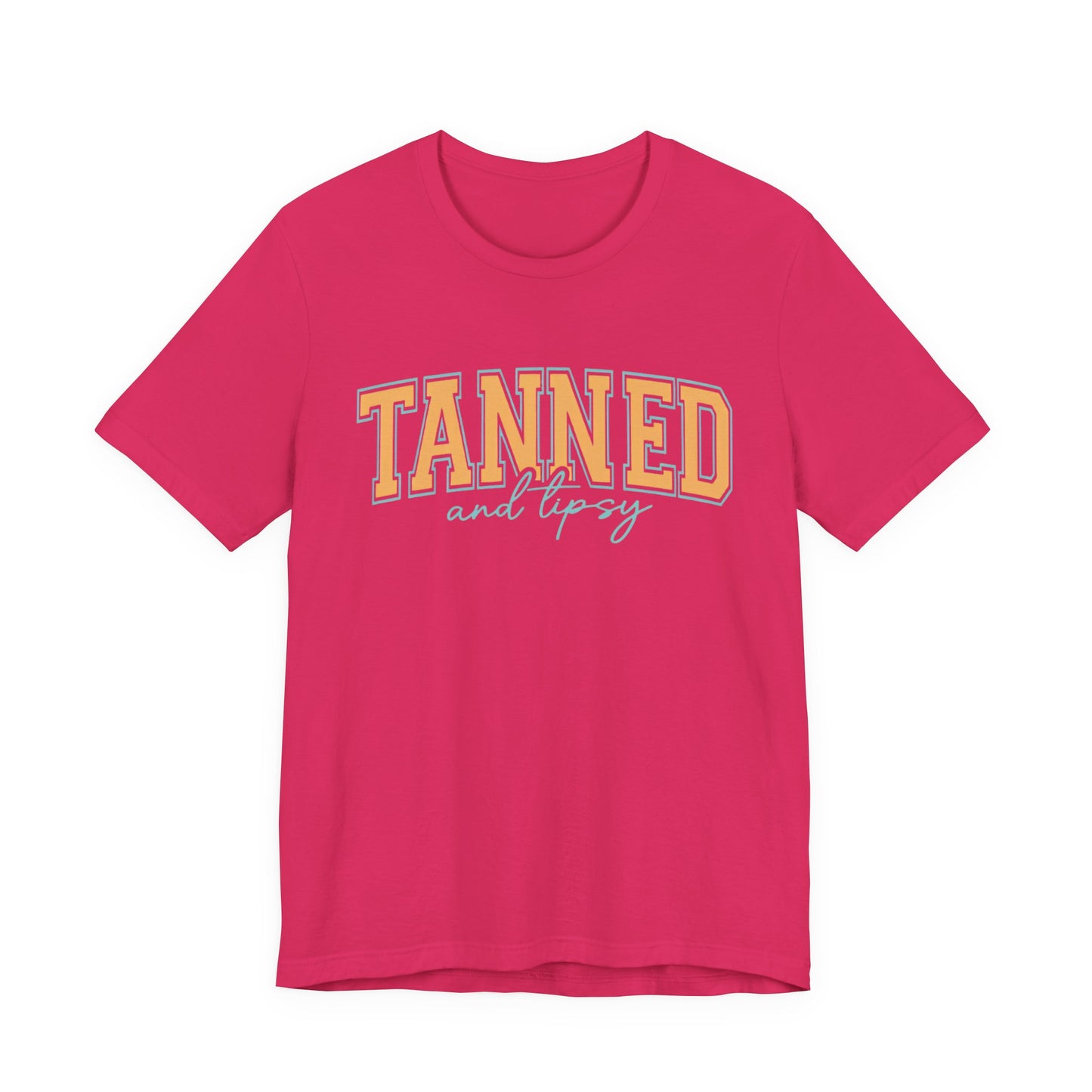 "Tanned and Tipsy" Beach Vibe Graphic Tee