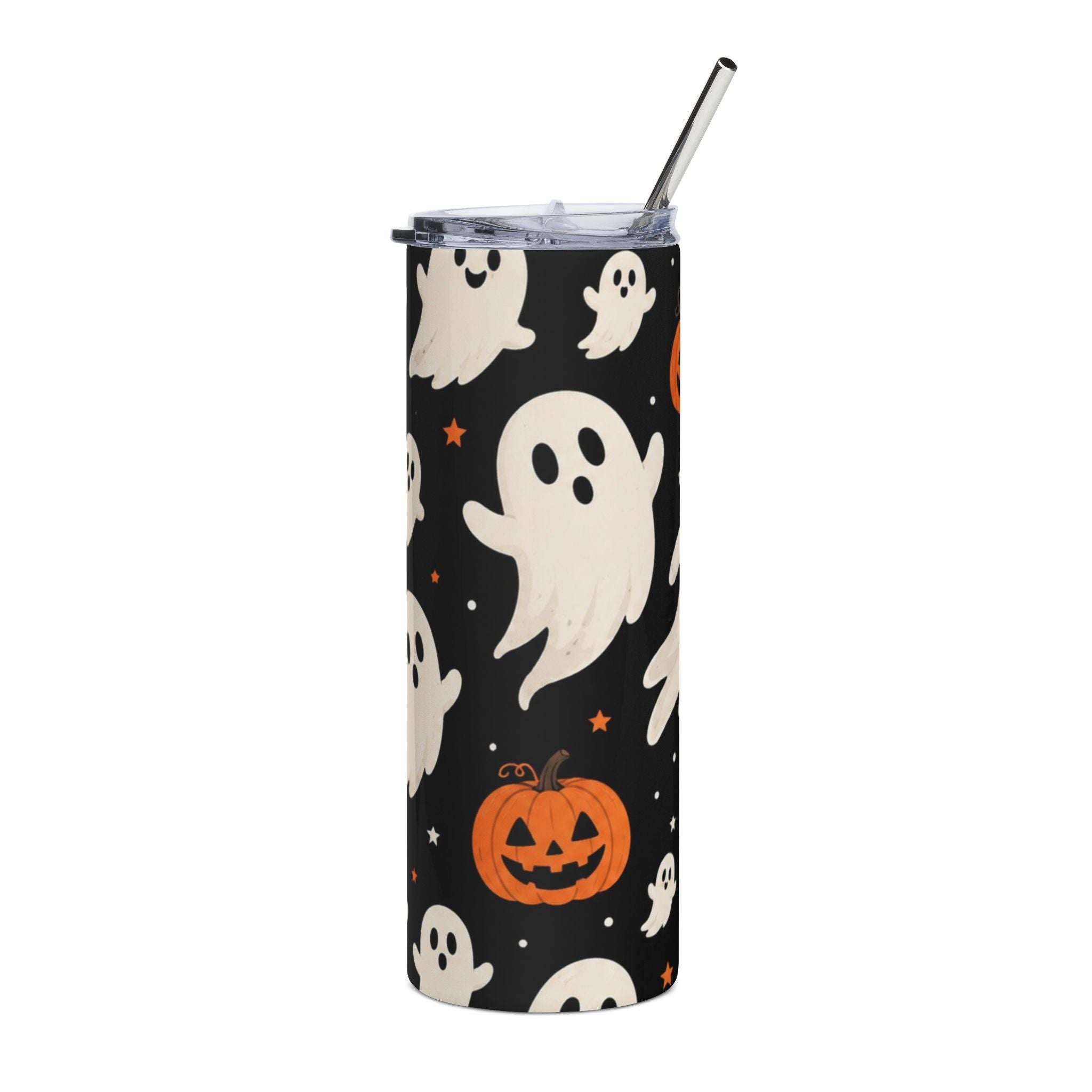 Ghosts and pumpkins tumbler 20oz