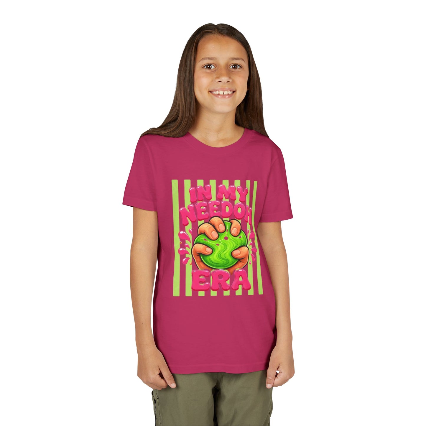 "In My Needoh Era" Cute Slime Hand Graphic Tee
