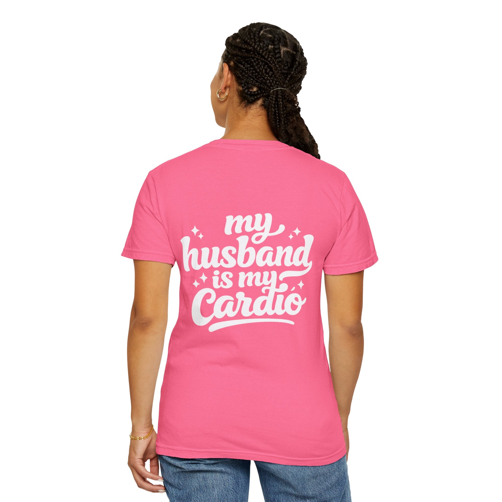 My husband is my cardio tee