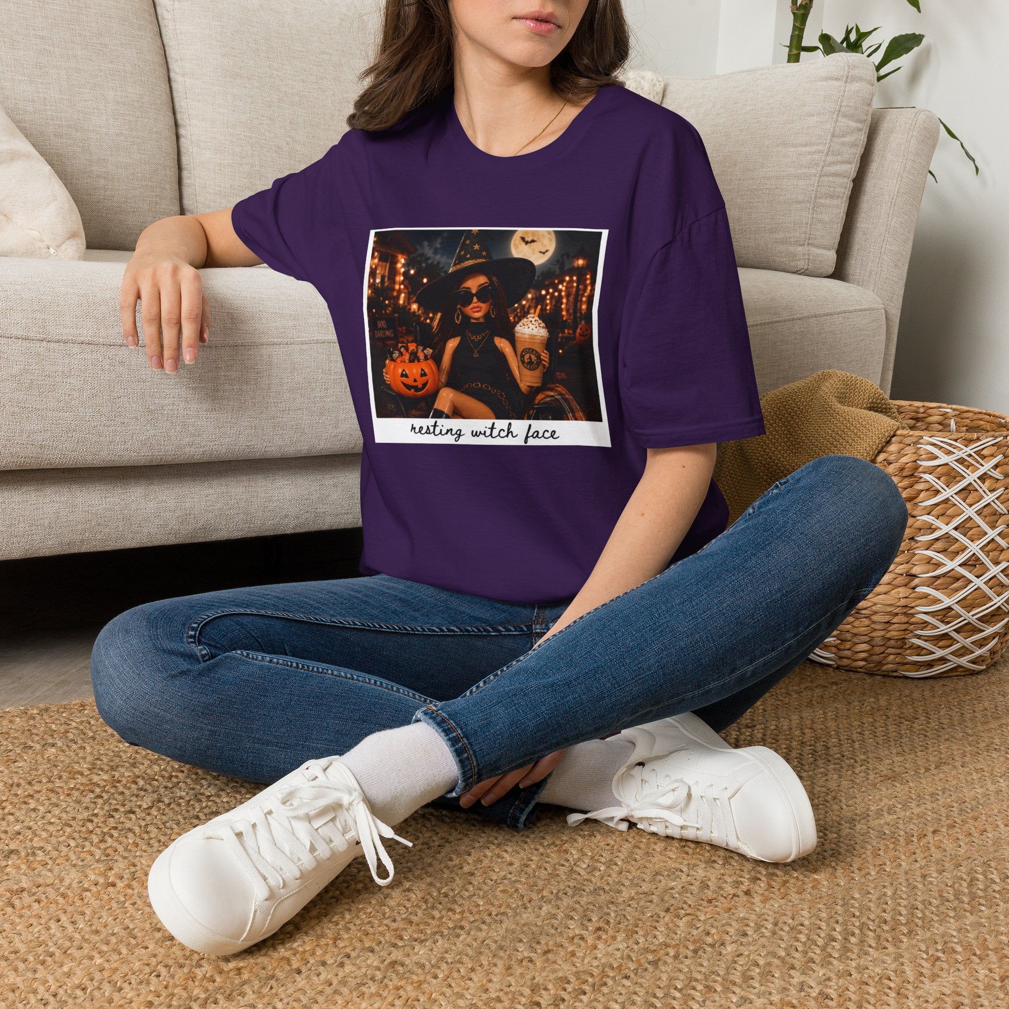 'Resting Witch Face' Polaroid Graphic Tee