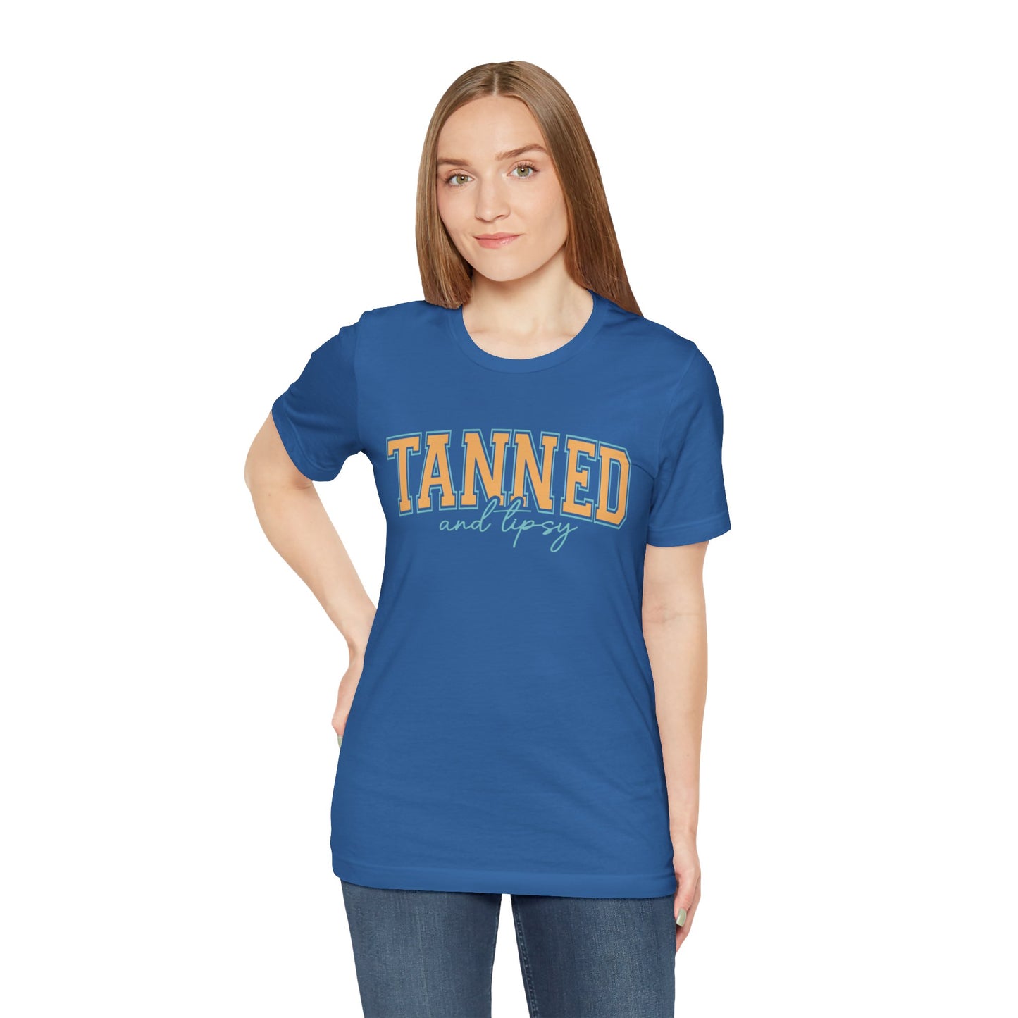 "Tanned and Tipsy" Beach Vibe Graphic Tee