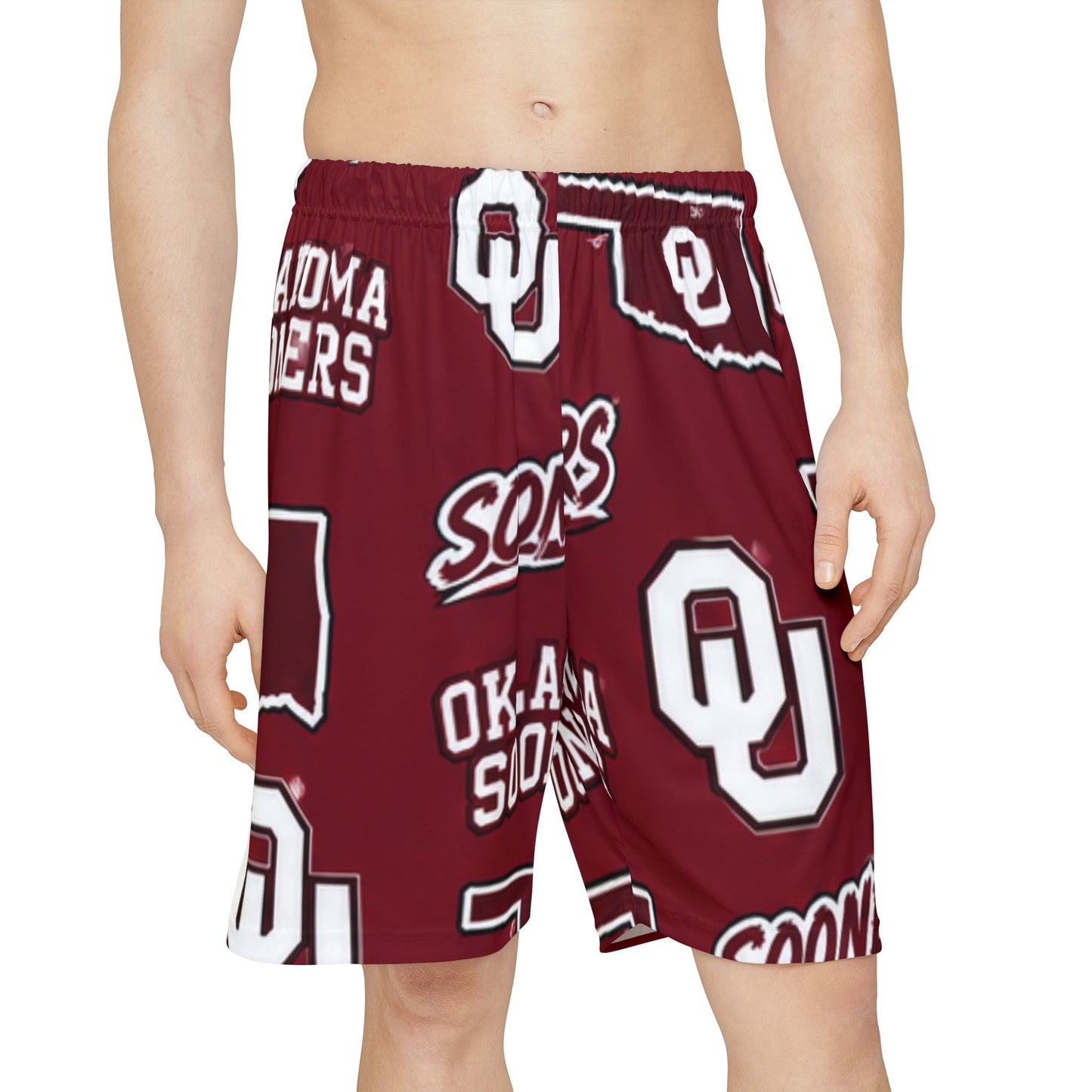 Oklahoma Sooners All-Over Print Men’s Sports Shorts