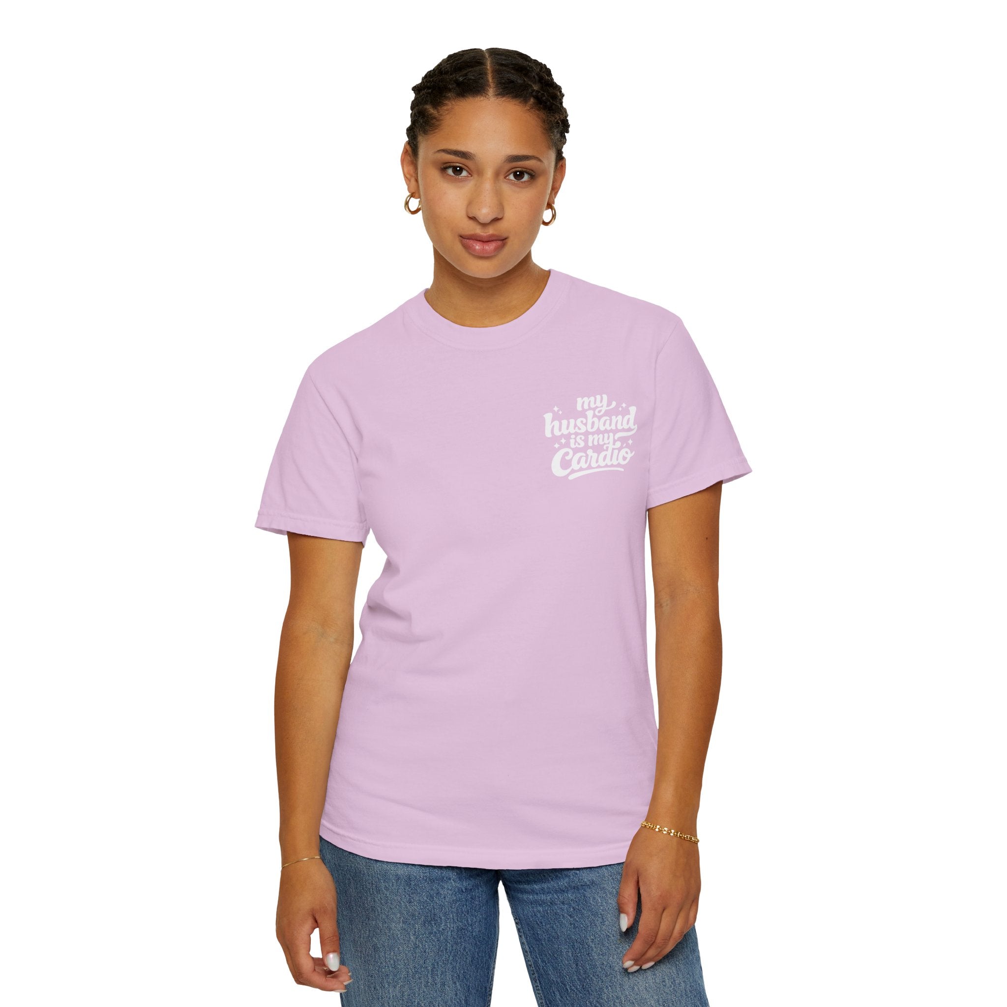 My husband is my cardio tee