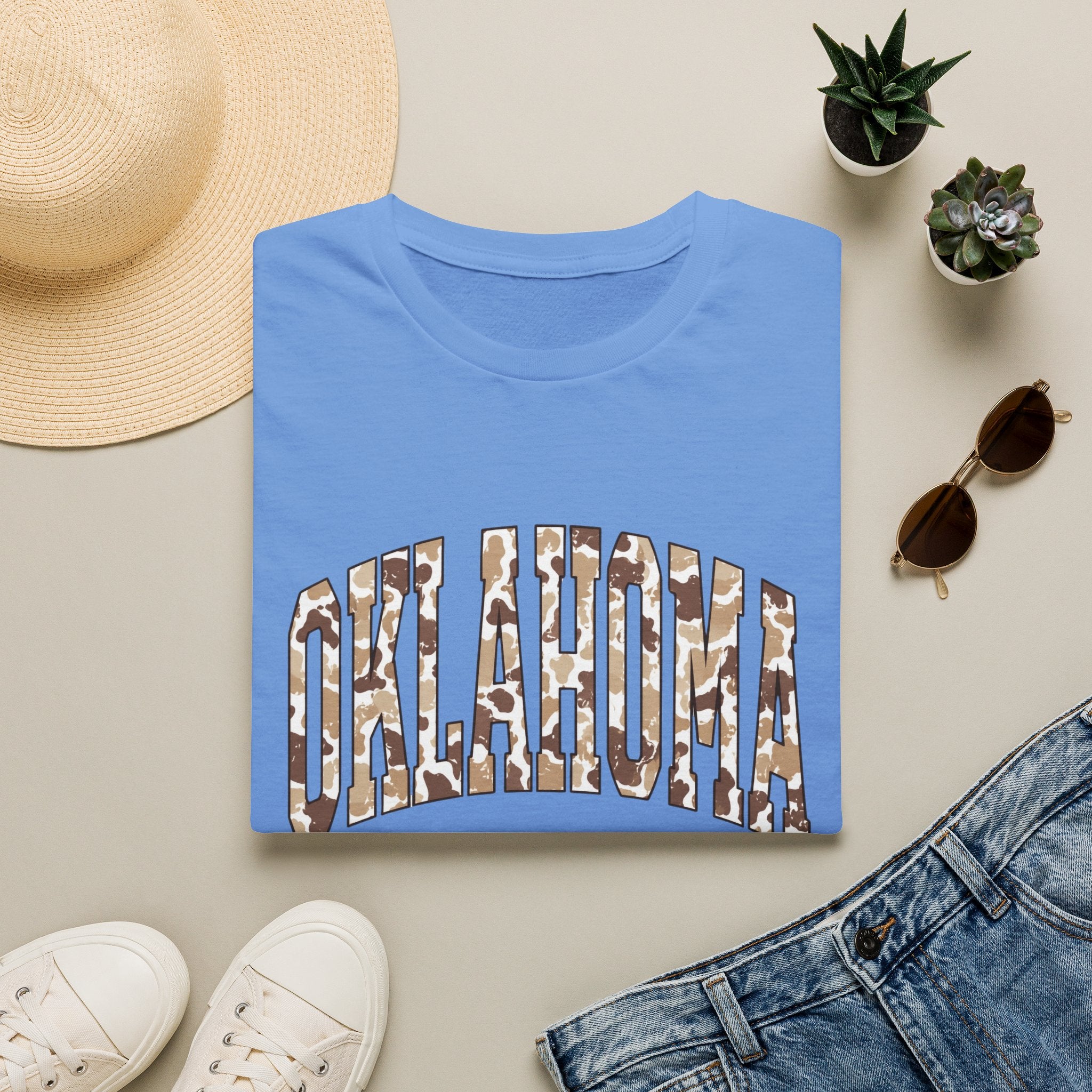 Oklahoma Camo Arch T‑Shirt