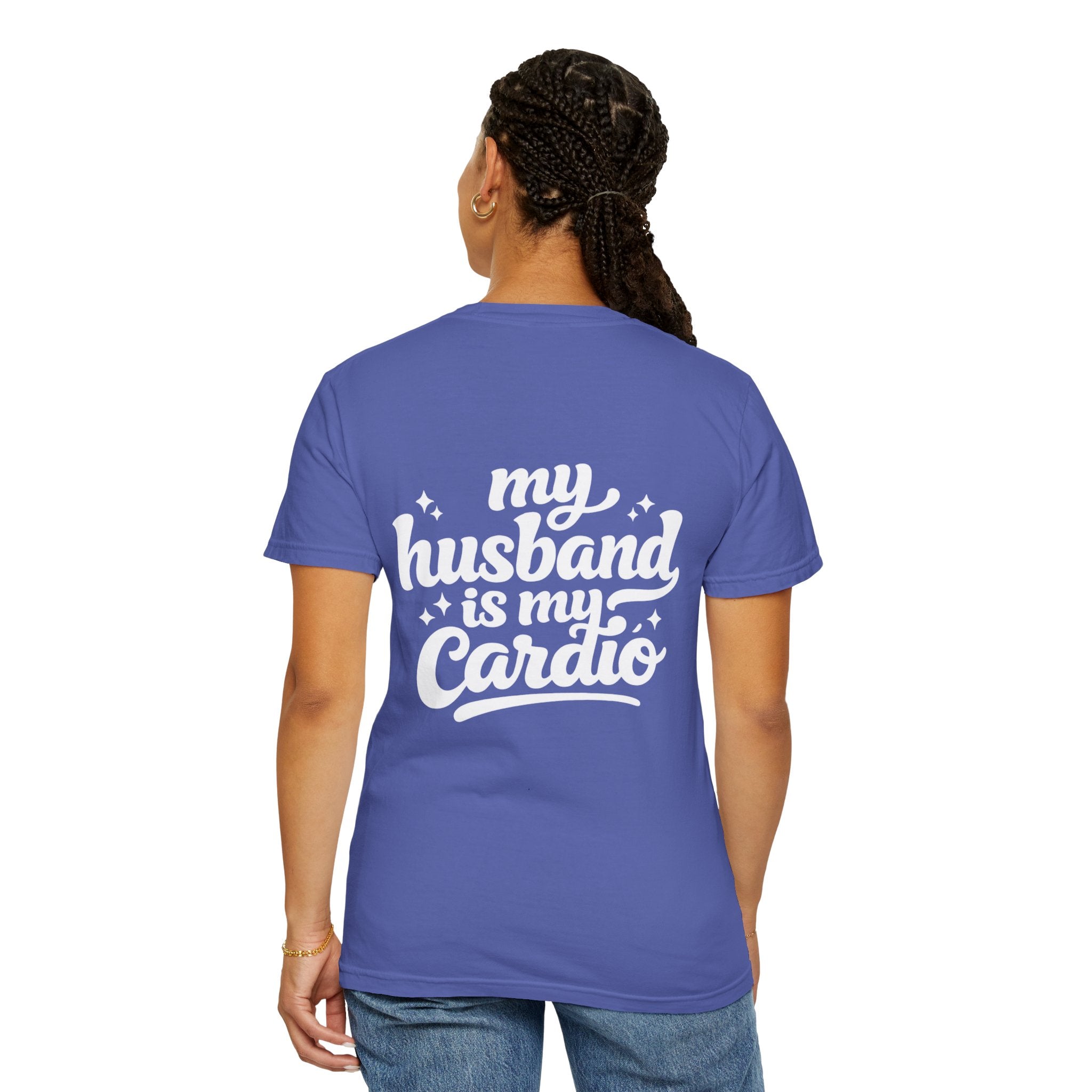 My husband is my cardio tee