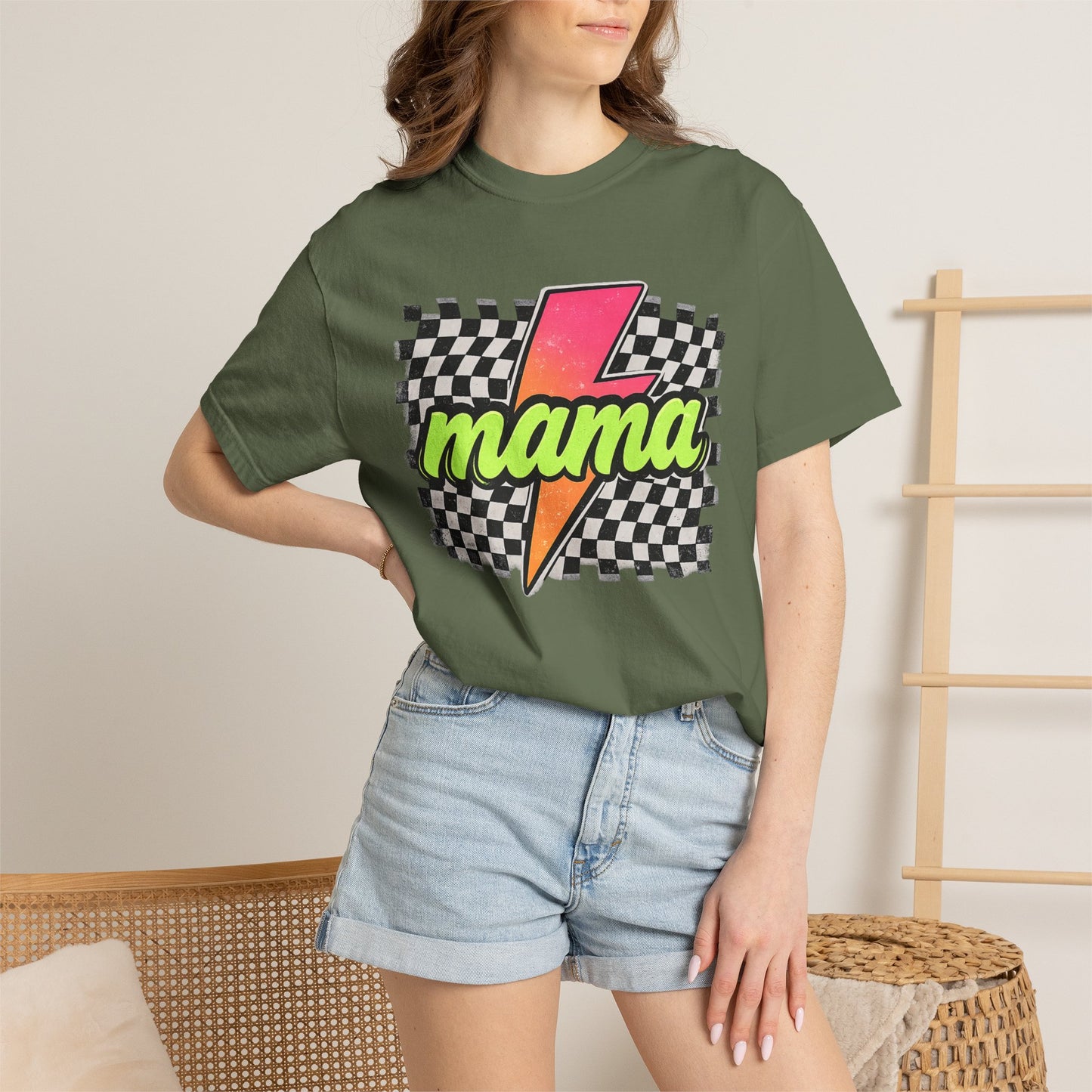 Mama Lightning Bolt Tee