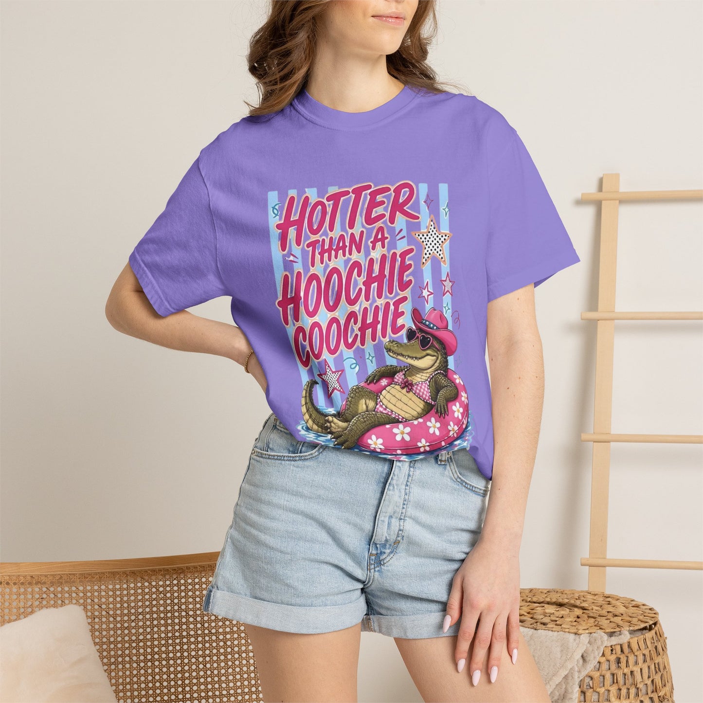 Hotter than A hoochie coochie graphic tee