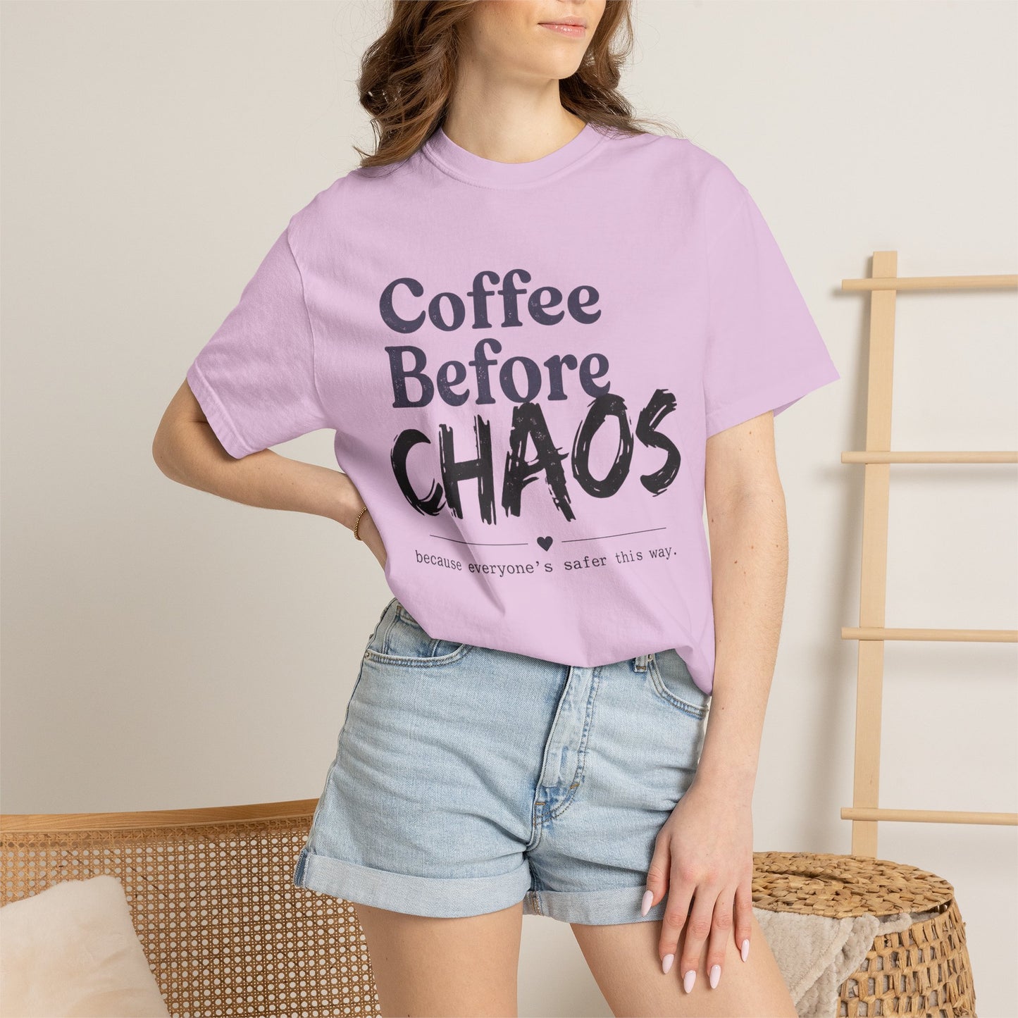 Coffee Before Chaos Tee