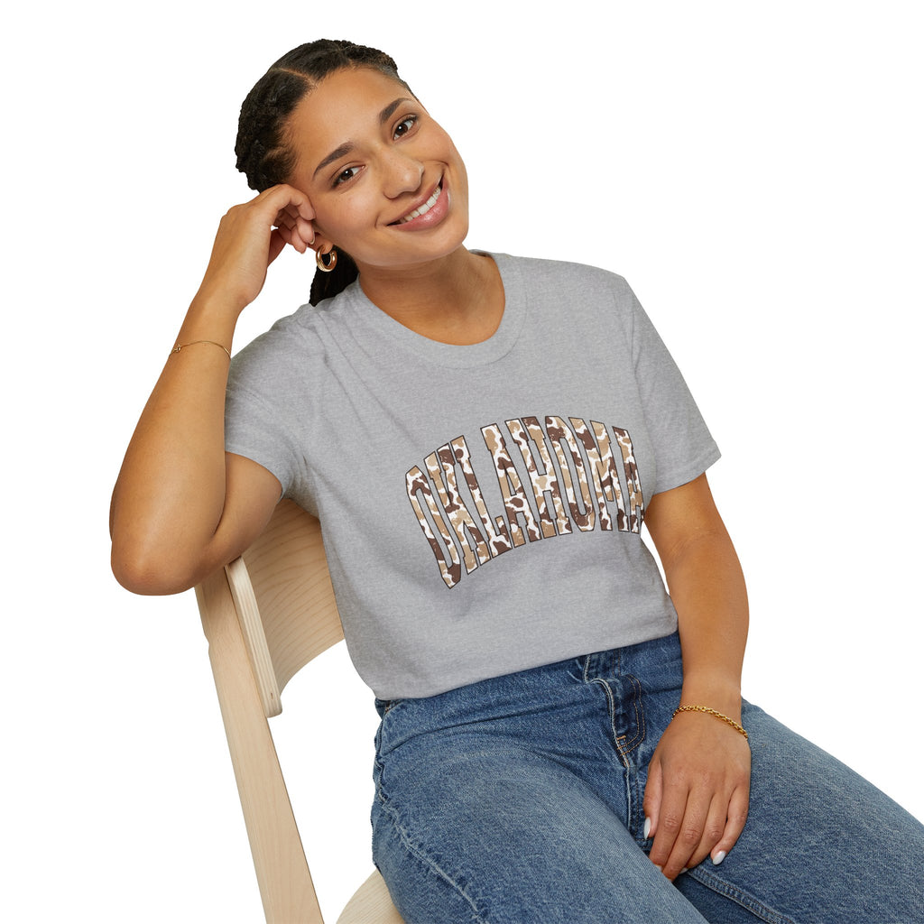 Oklahoma Camo Arch T‑Shirt