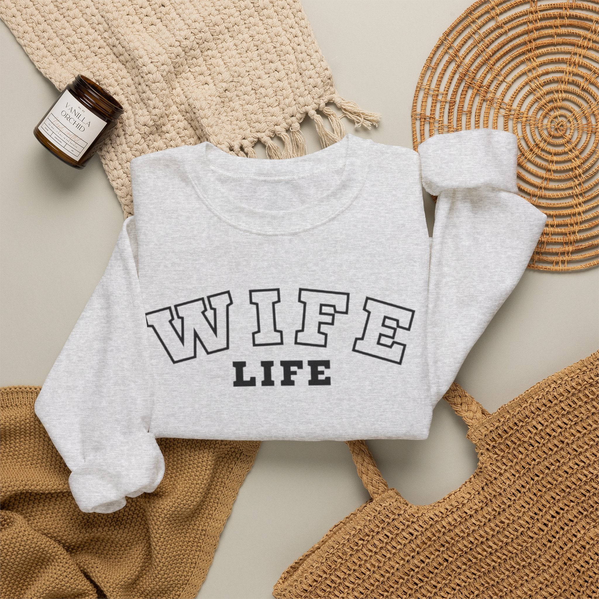 Wife Life Crewneck Sweatshirt