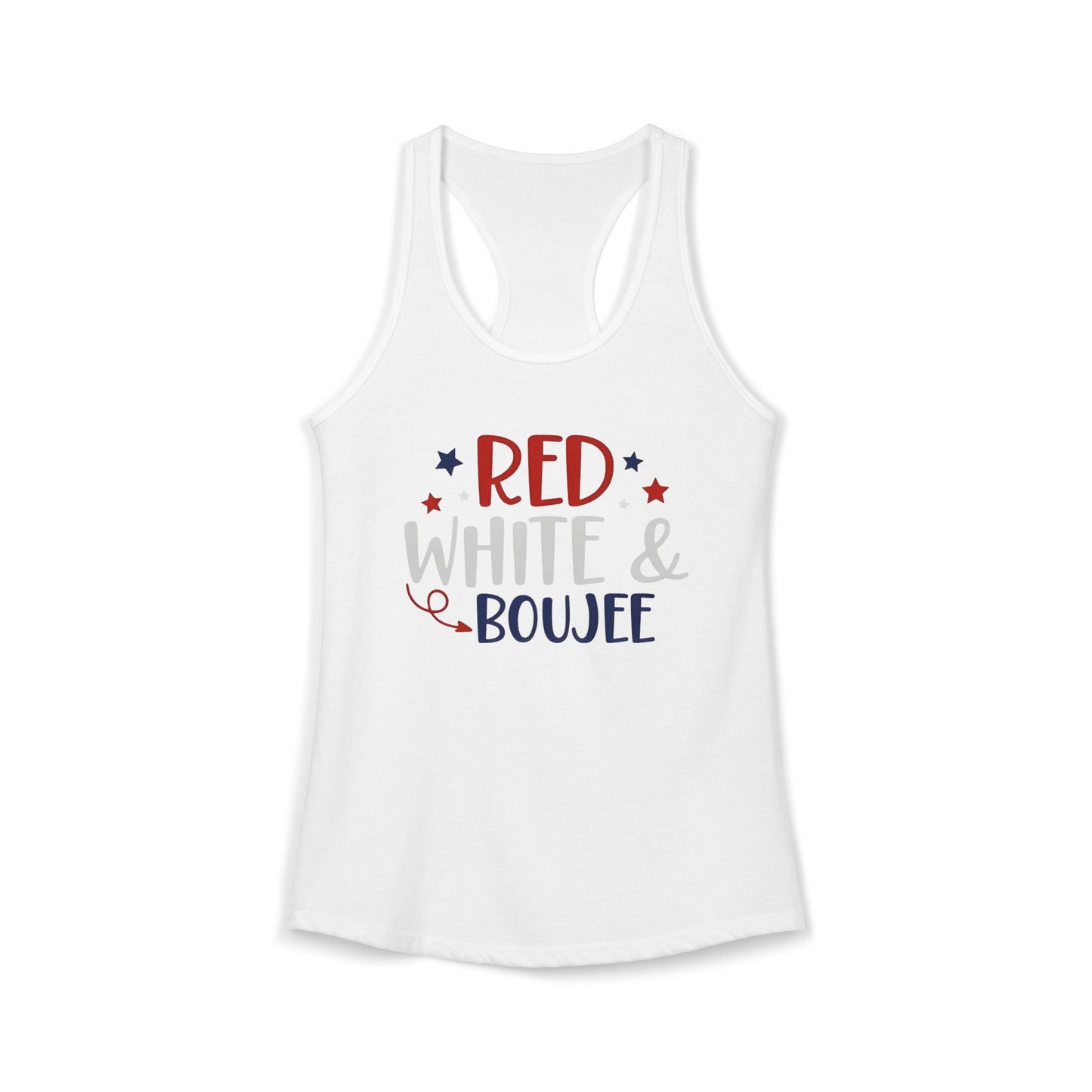 Red, White & Boujee Racerback Tank