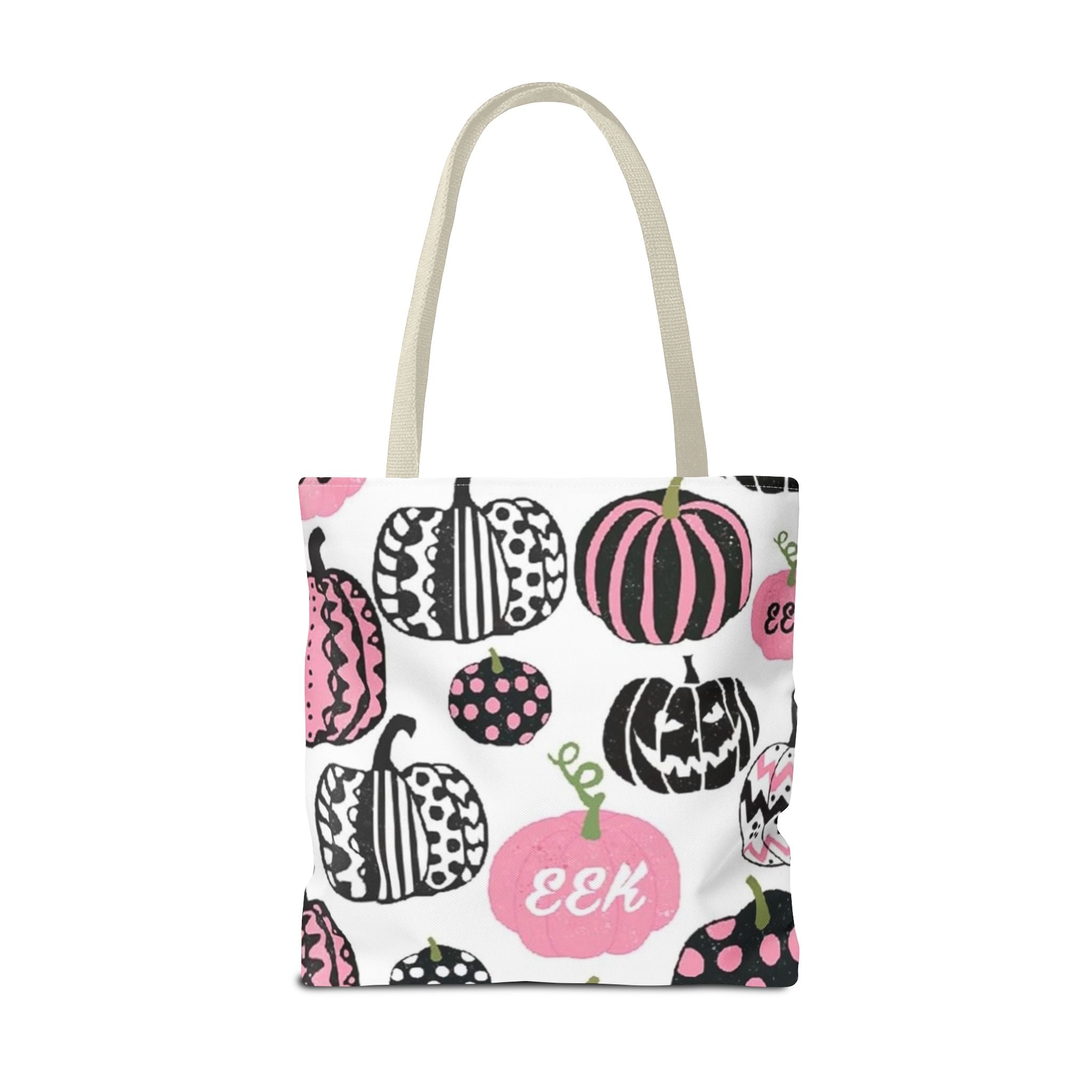 Pink pumpkin tote