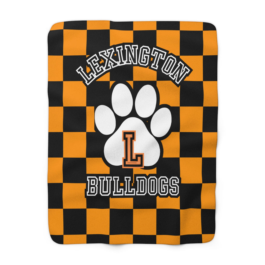 Lexington Bulldogs Sherpa Fleece Blanket