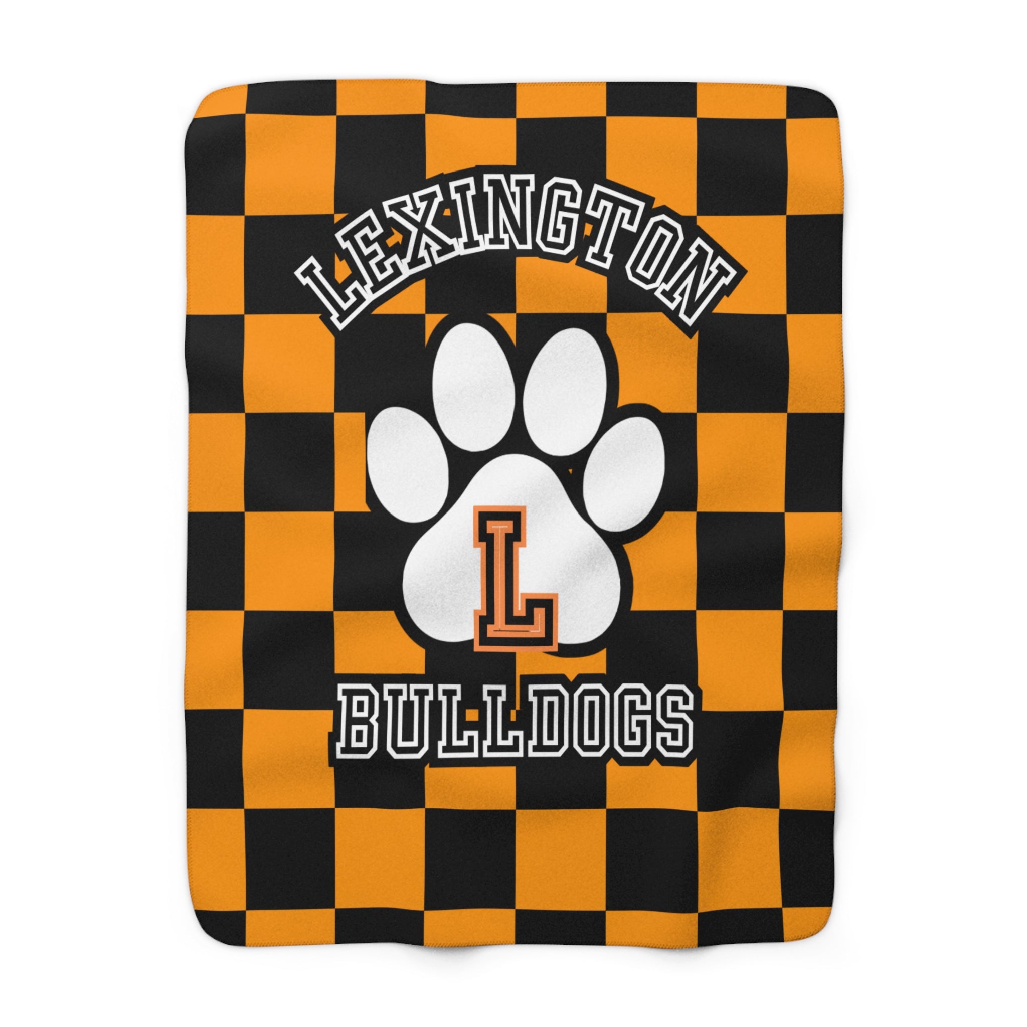 Lexington Bulldogs Sherpa Fleece Blanket