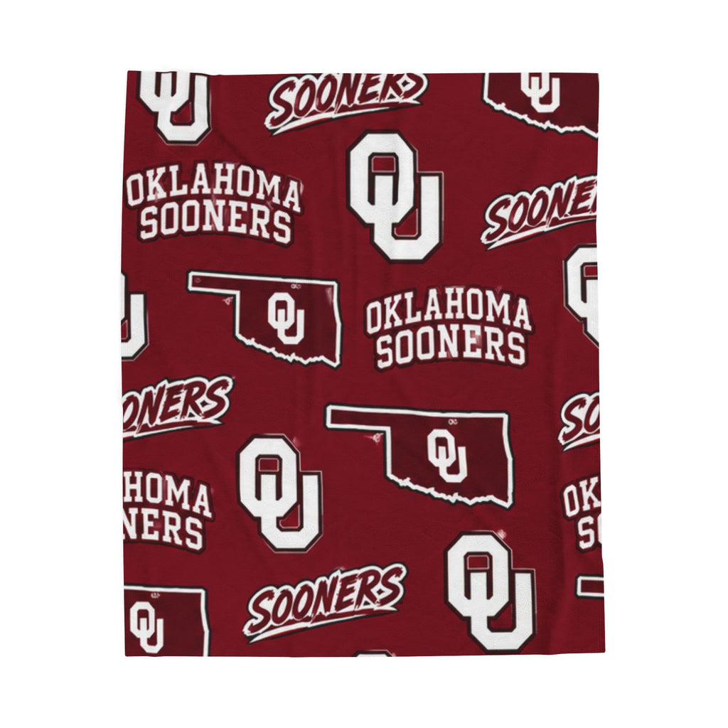 Oklahoma Sooners  Plush Blanket –