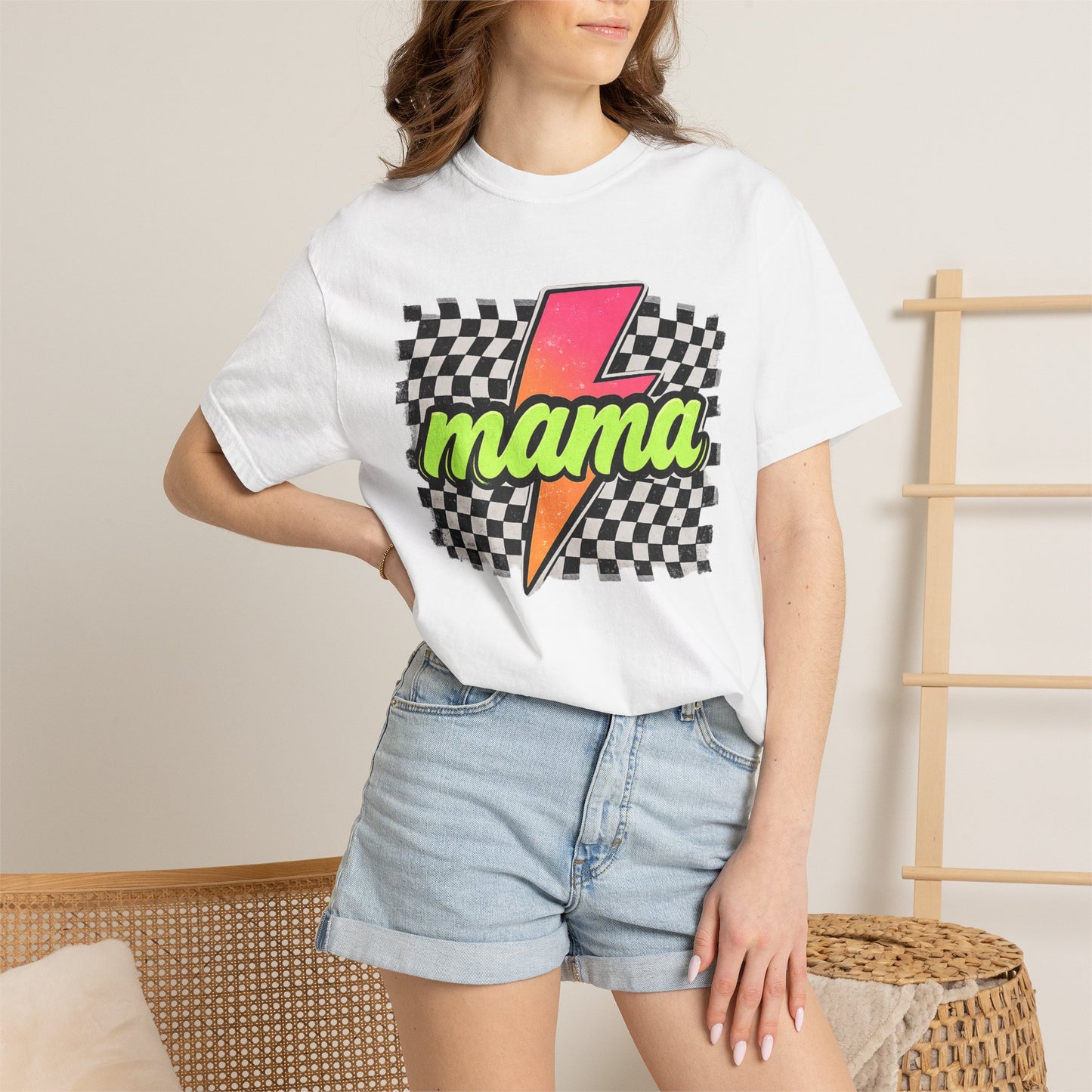 Mama Lightning Bolt Tee