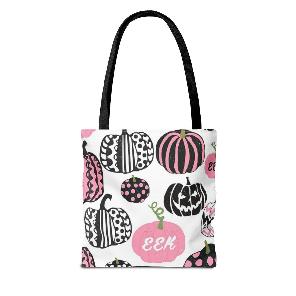 Pink pumpkin tote