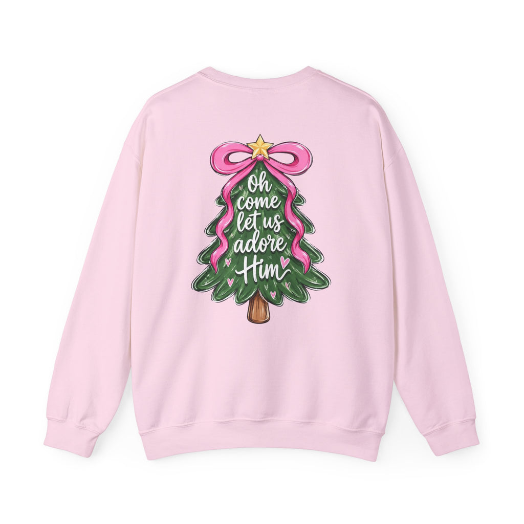 “Let us adore him”  Sweatshirt