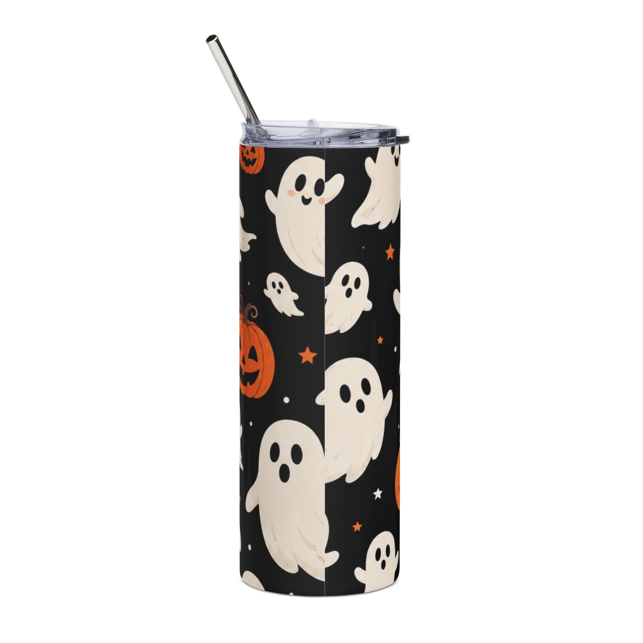 Ghosts and pumpkins tumbler 20oz