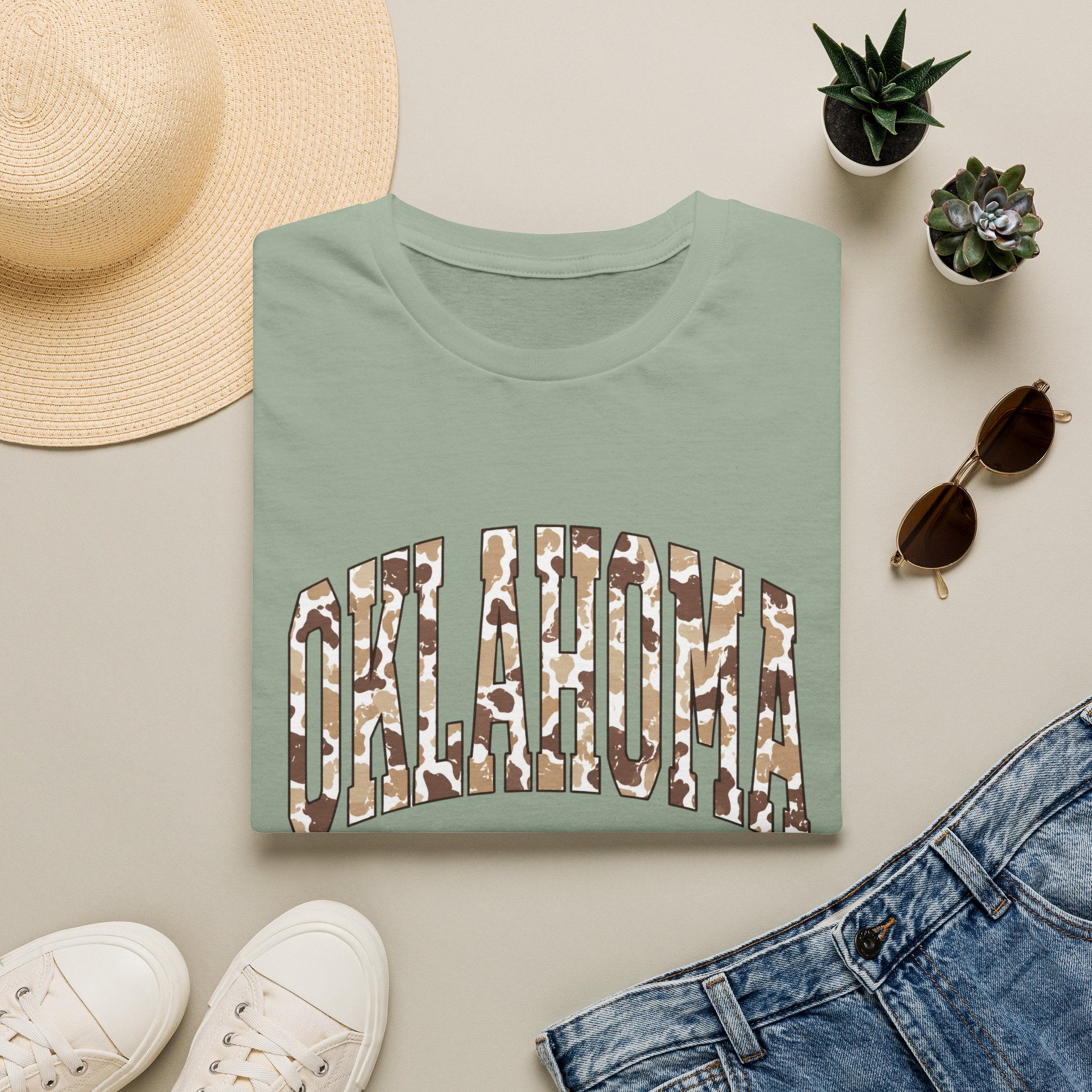 Oklahoma Camo Arch T‑Shirt