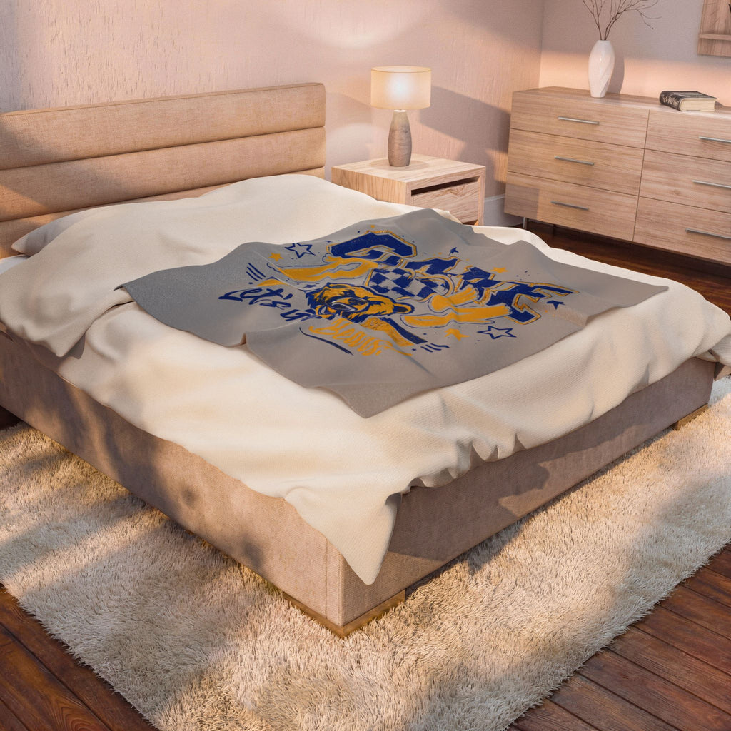 Game Day Bear blanket