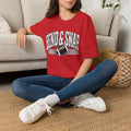 Bend & snap football tee